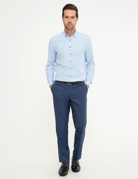 Açık Mavi Slim Fit Gömlek - 50219470001