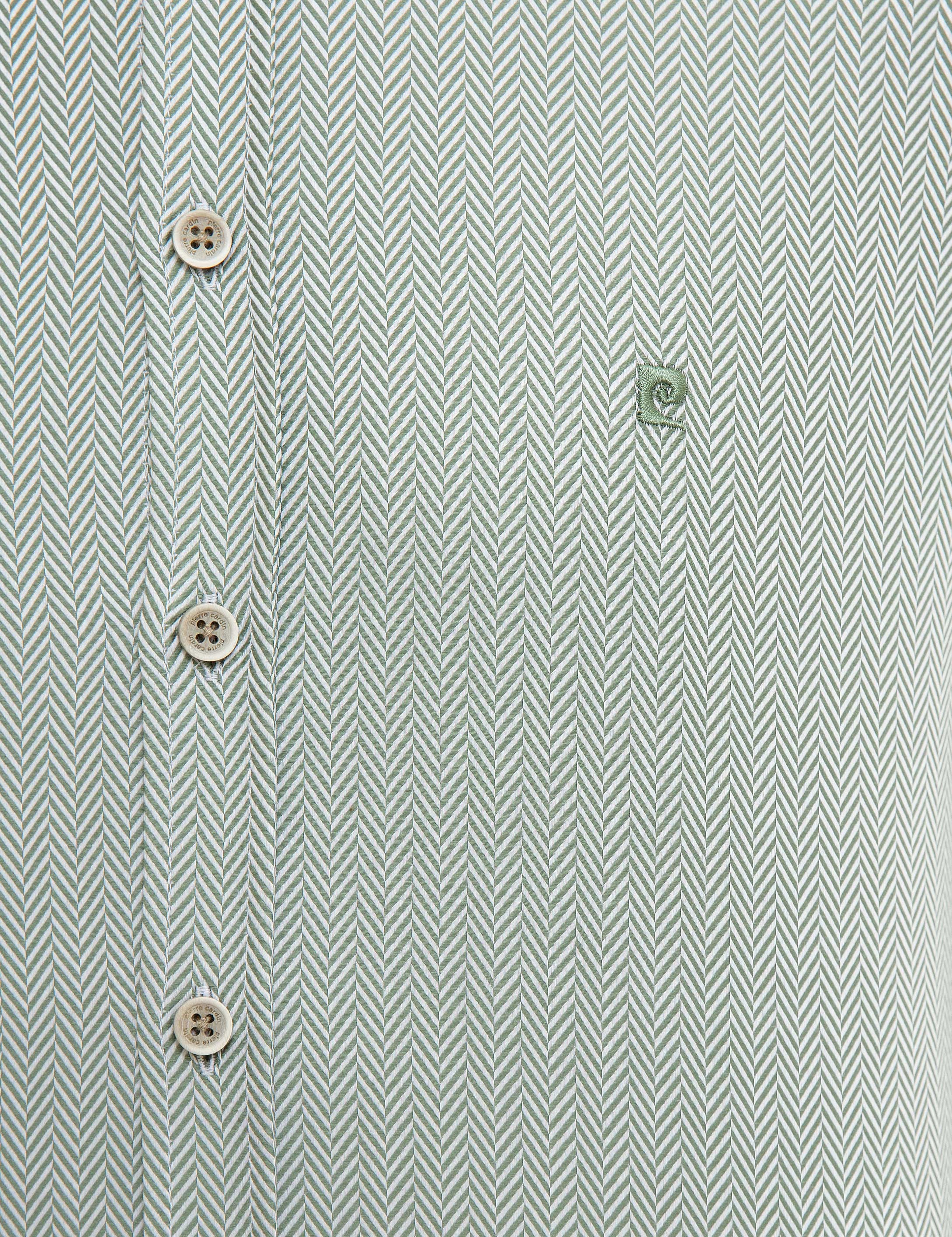 Yeşil Slim Fit Gömlek - Image 5