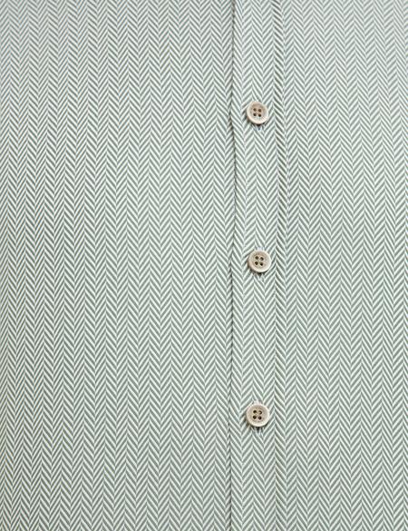 Yeşil Slim Fit Gömlek - 50219470014