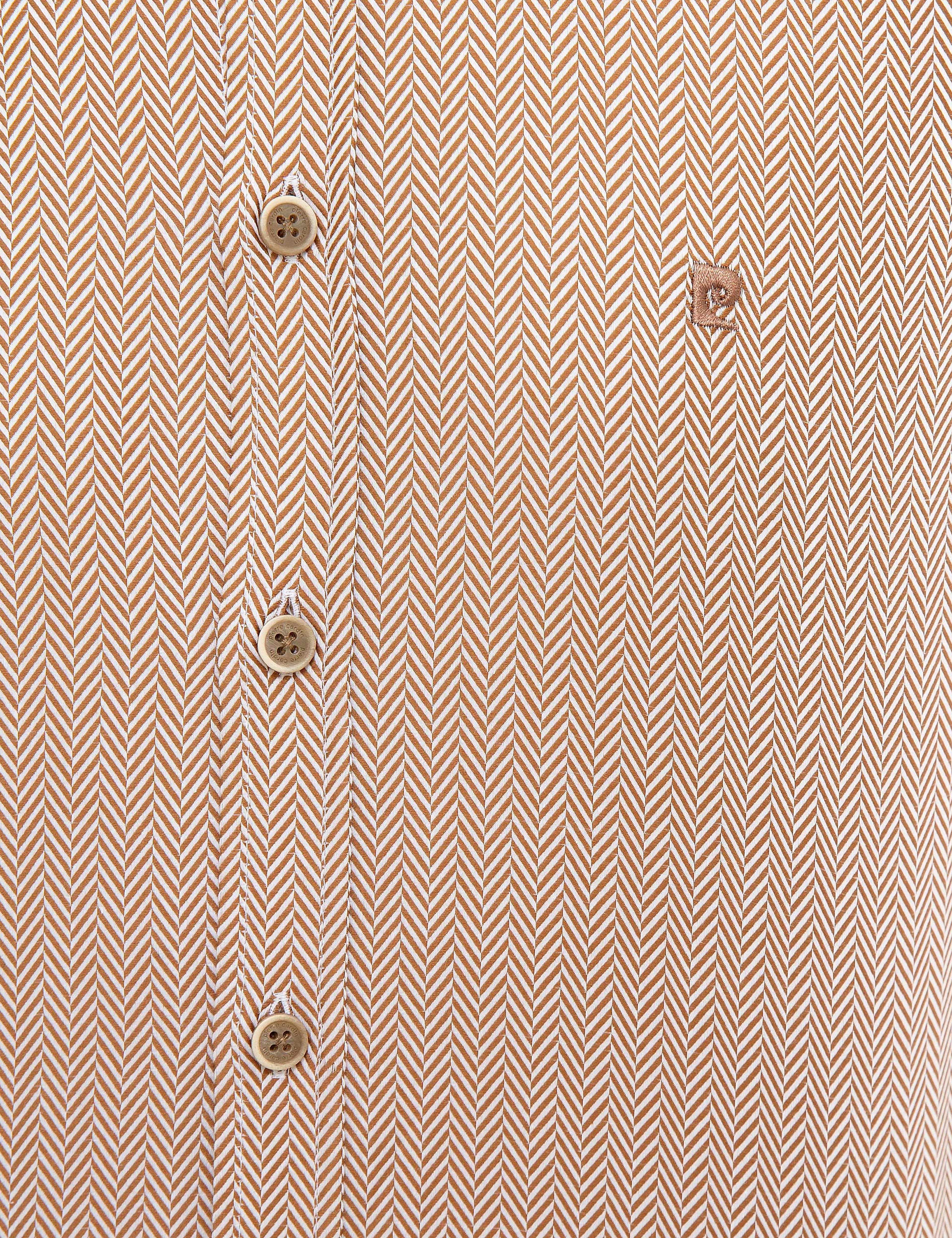 Bej Slim Fit Gömlek