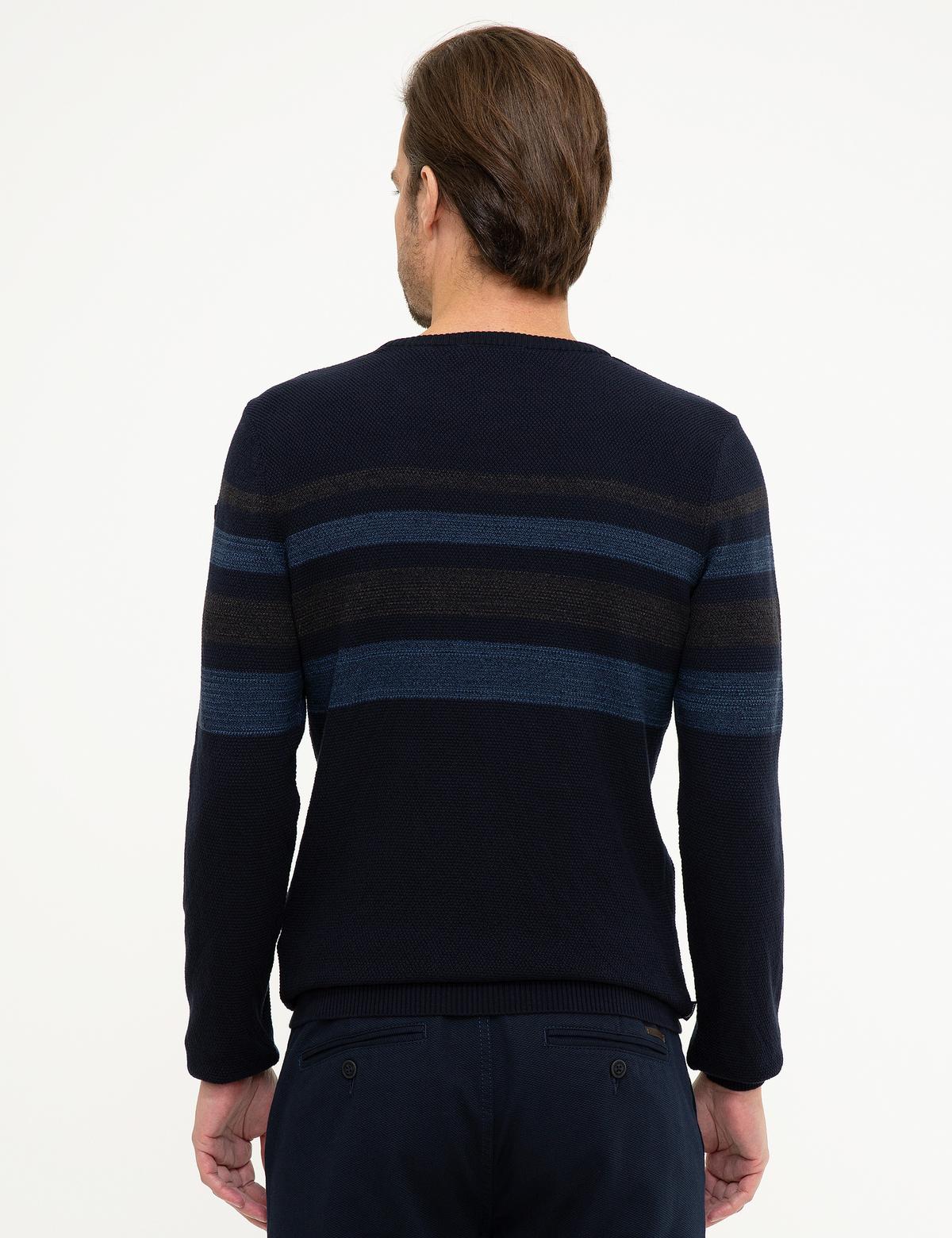 Lacivert Slim Fit Triko Kazak - 50218119001