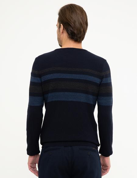 Lacivert Slim Fit Triko Kazak - 50218119001