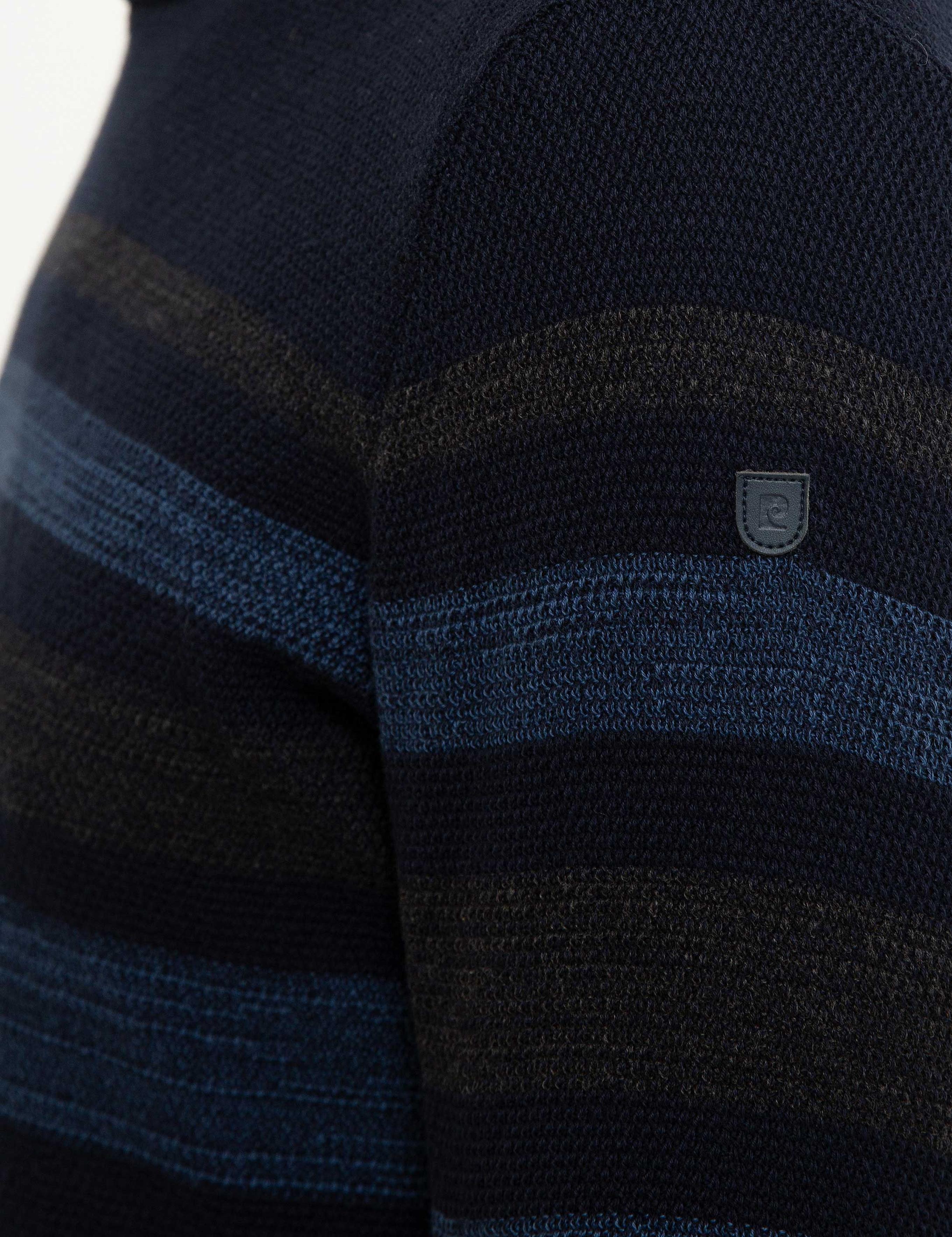 Lacivert Slim Fit Triko Kazak