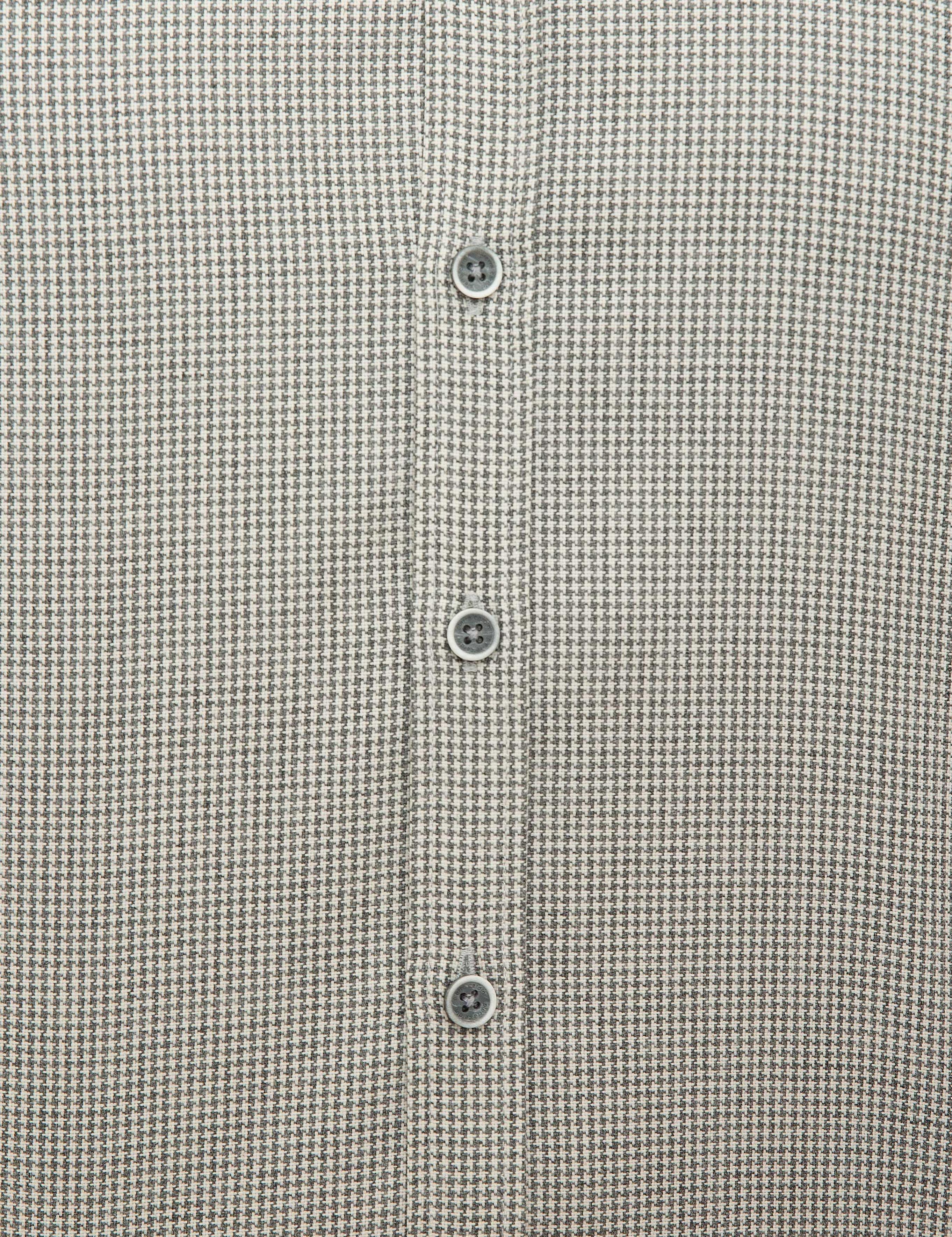 Gri Slim Fit Gömlek