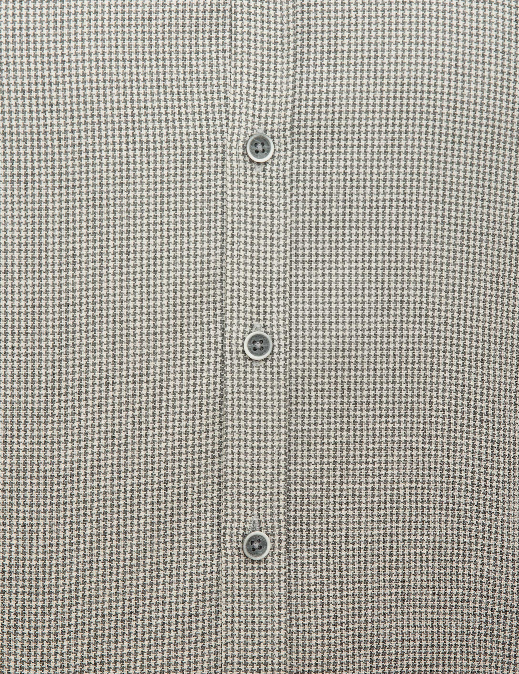 Gri Slim Fit Gömlek