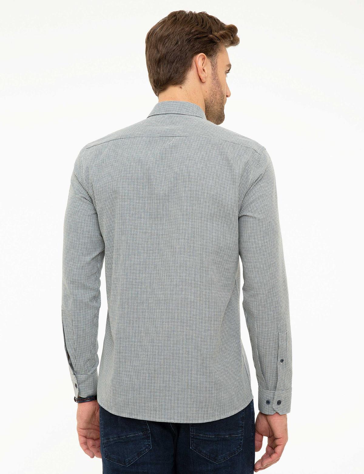Lacivert Slim Fit Gömlek - 50218296012