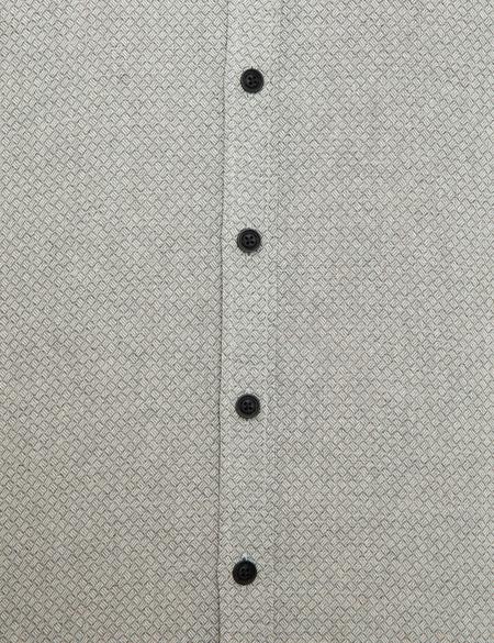 Gri Slim Fit Gömlek - 50218322010