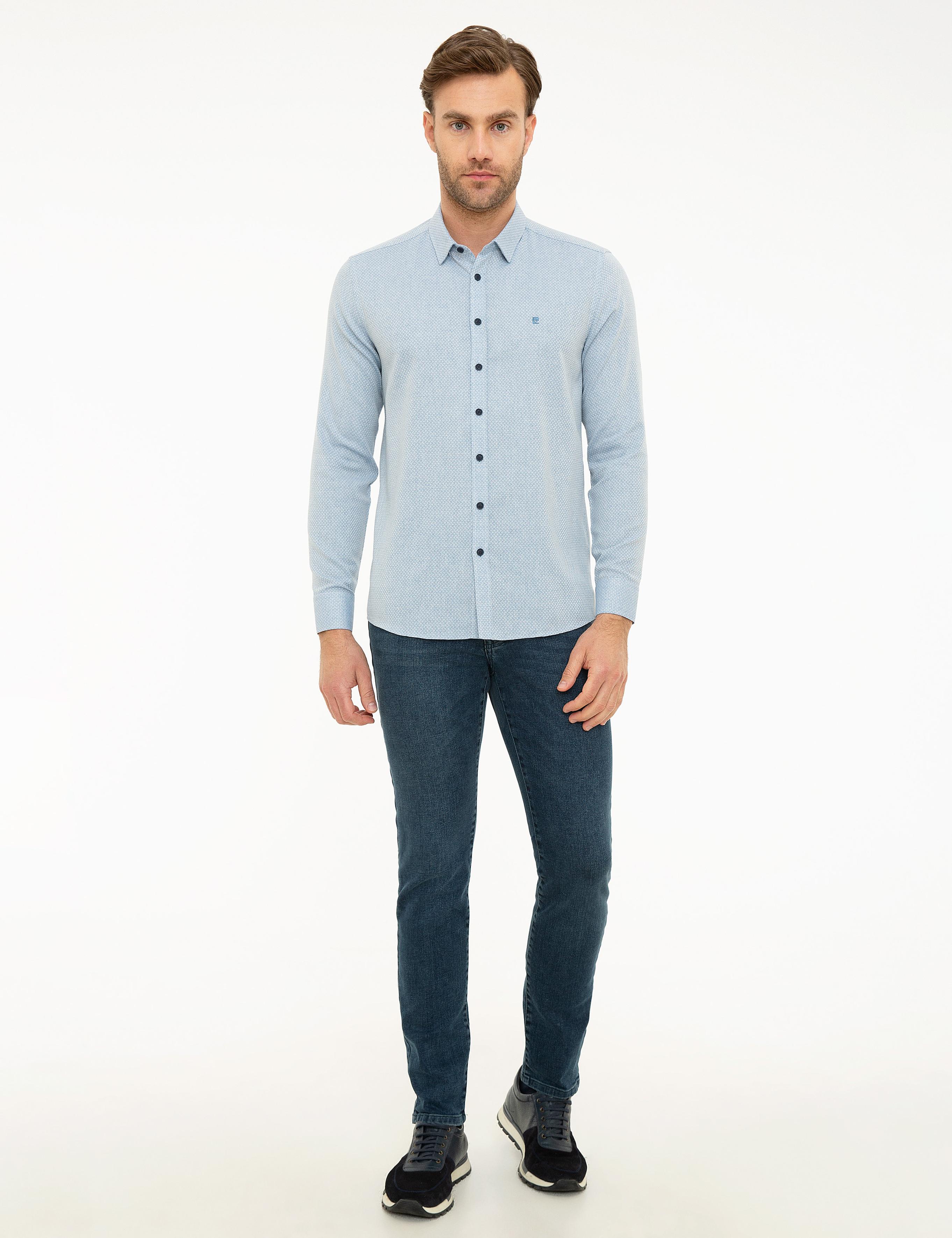 Mavi Slim Fit Gömlek