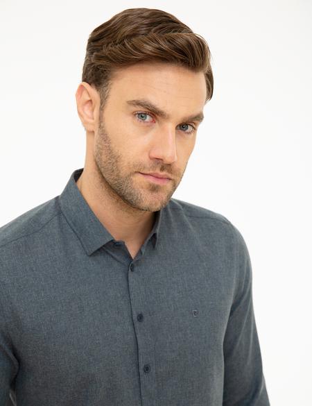 Lacivert Slim Fit Gömlek - 50218325029