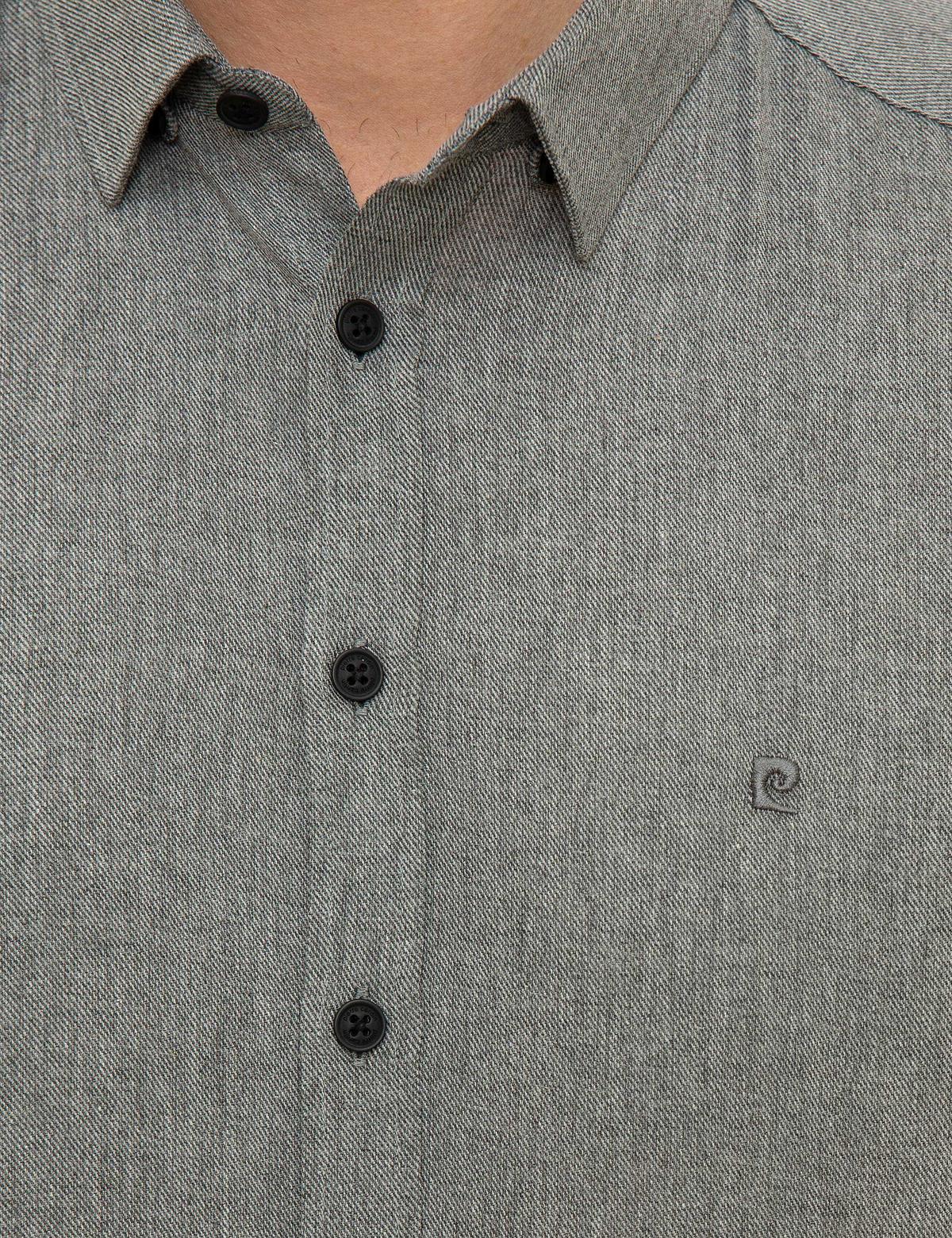 Gri Slim Fit Gömlek - 50218325042