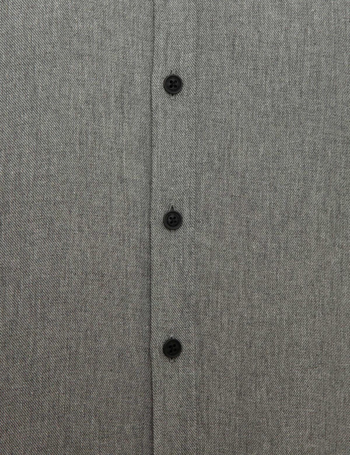 Gri Slim Fit Gömlek - 50218325042