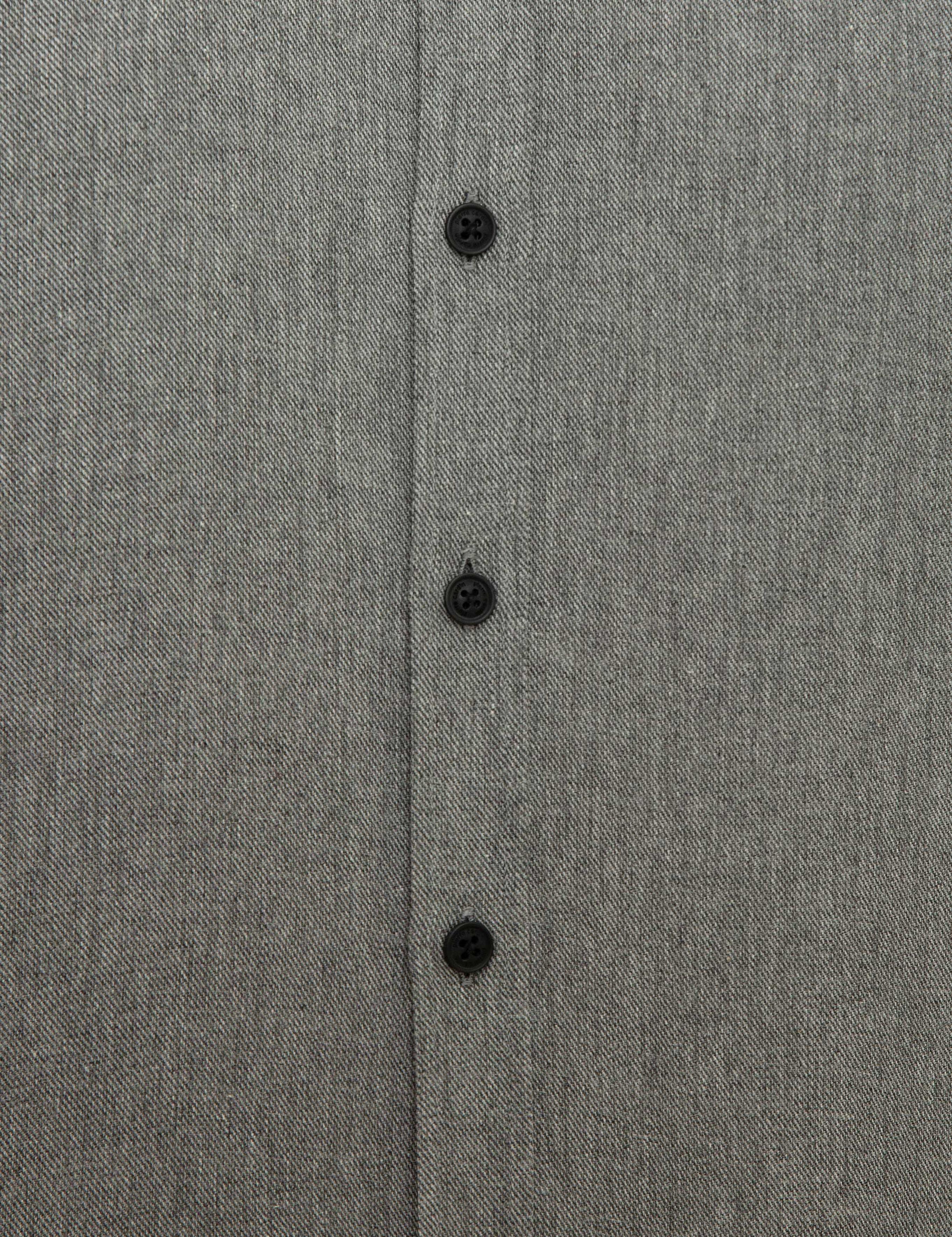 Gri Slim Fit Gömlek