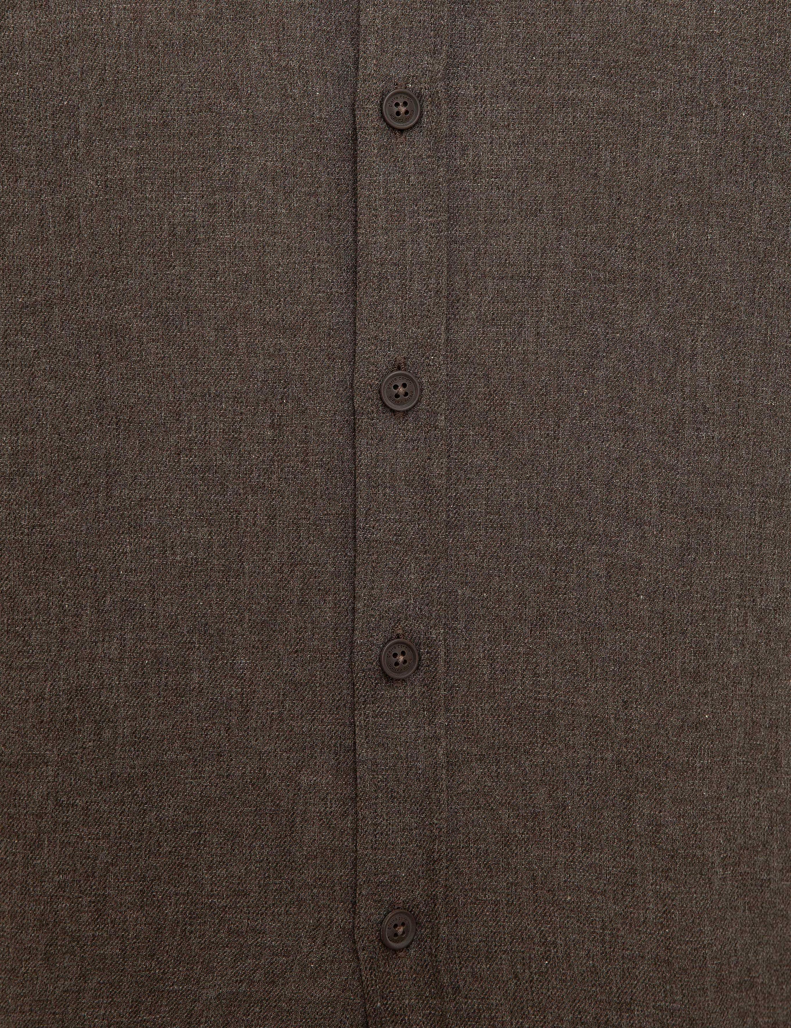 Kahverengi Slim Fit Gömlek