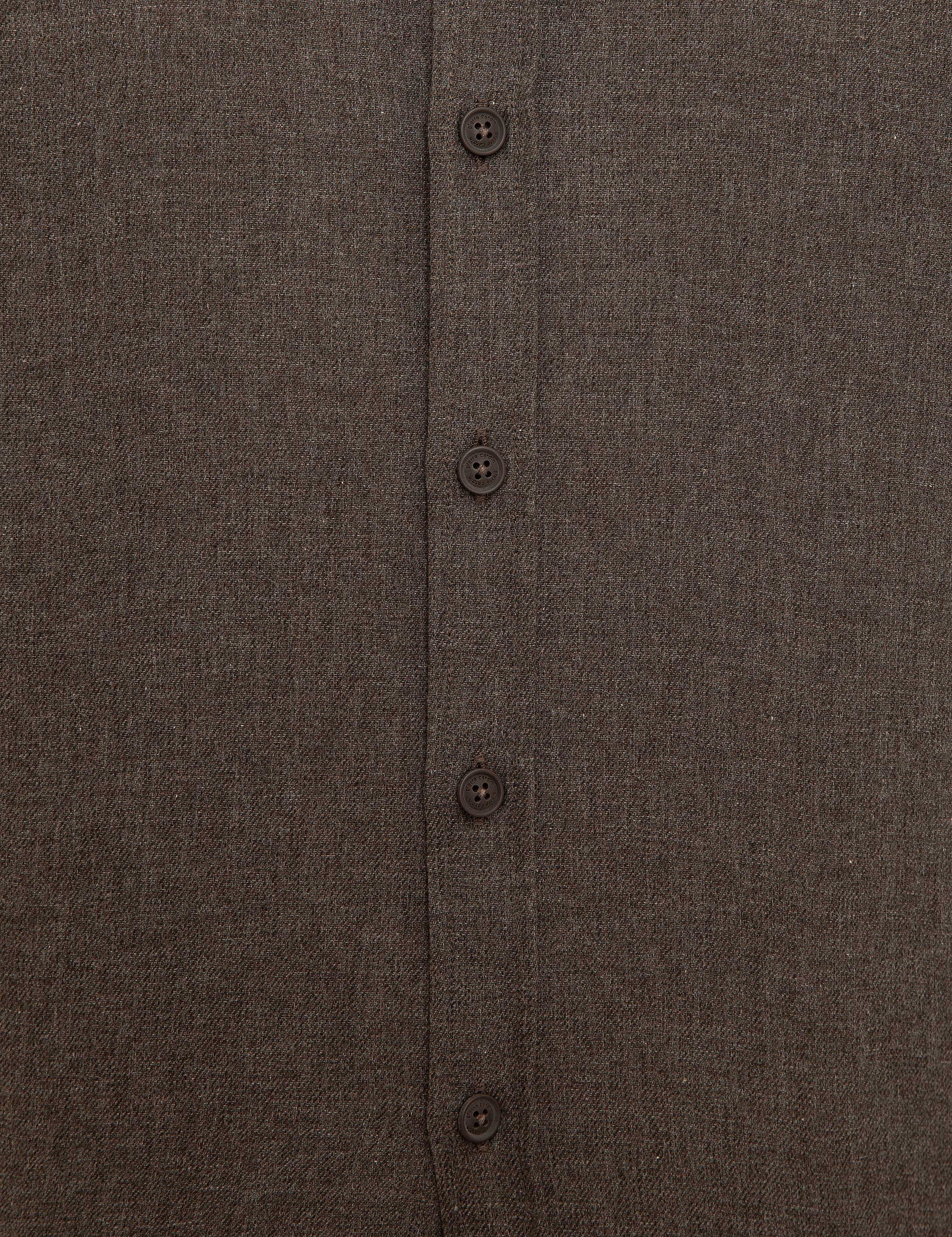 Kahverengi Slim Fit Gömlek - Image 6