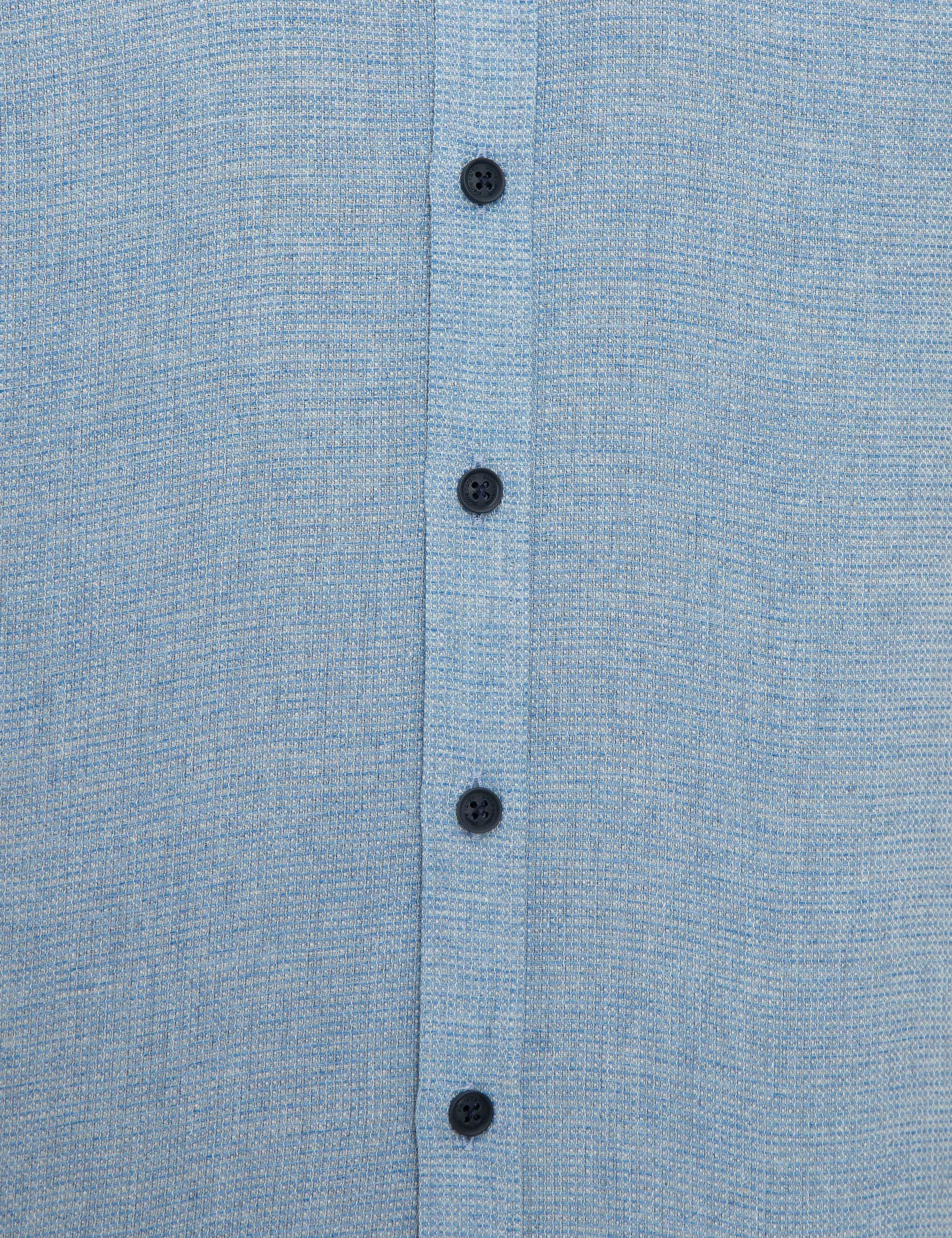 Mavi Slim Fit Gömlek - Image 6