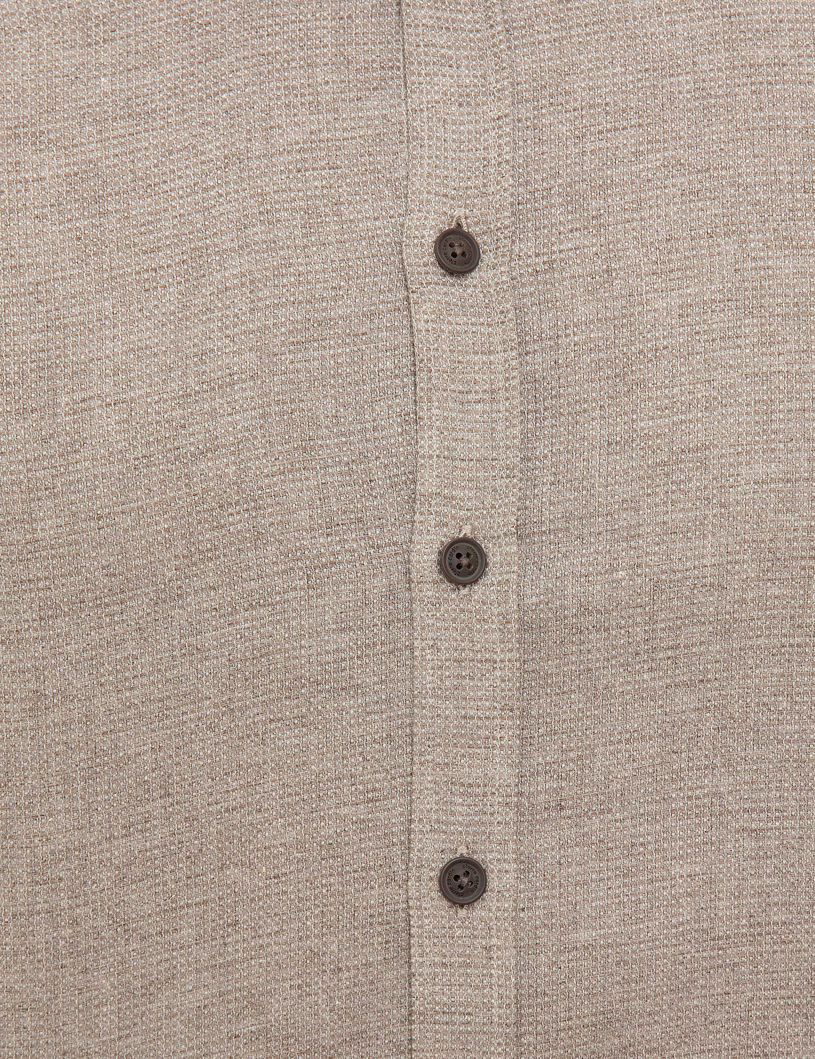 Bej Slim Fit Gömlek