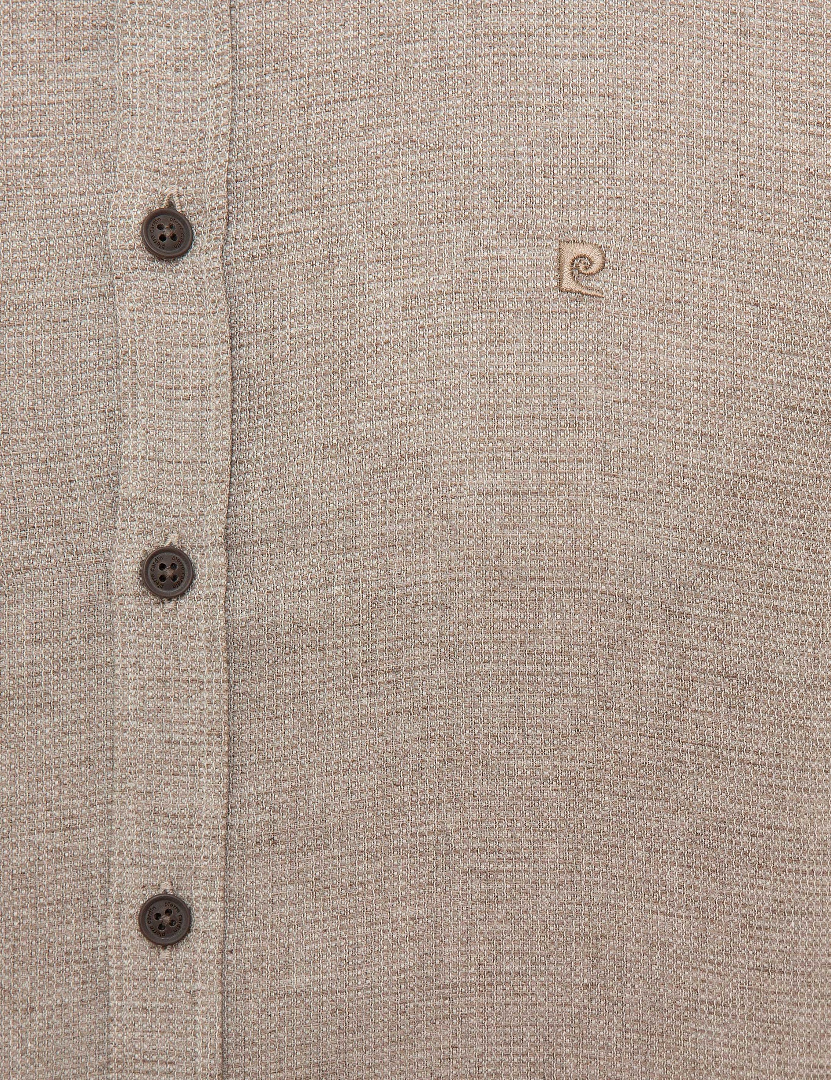 Bej Slim Fit Gömlek