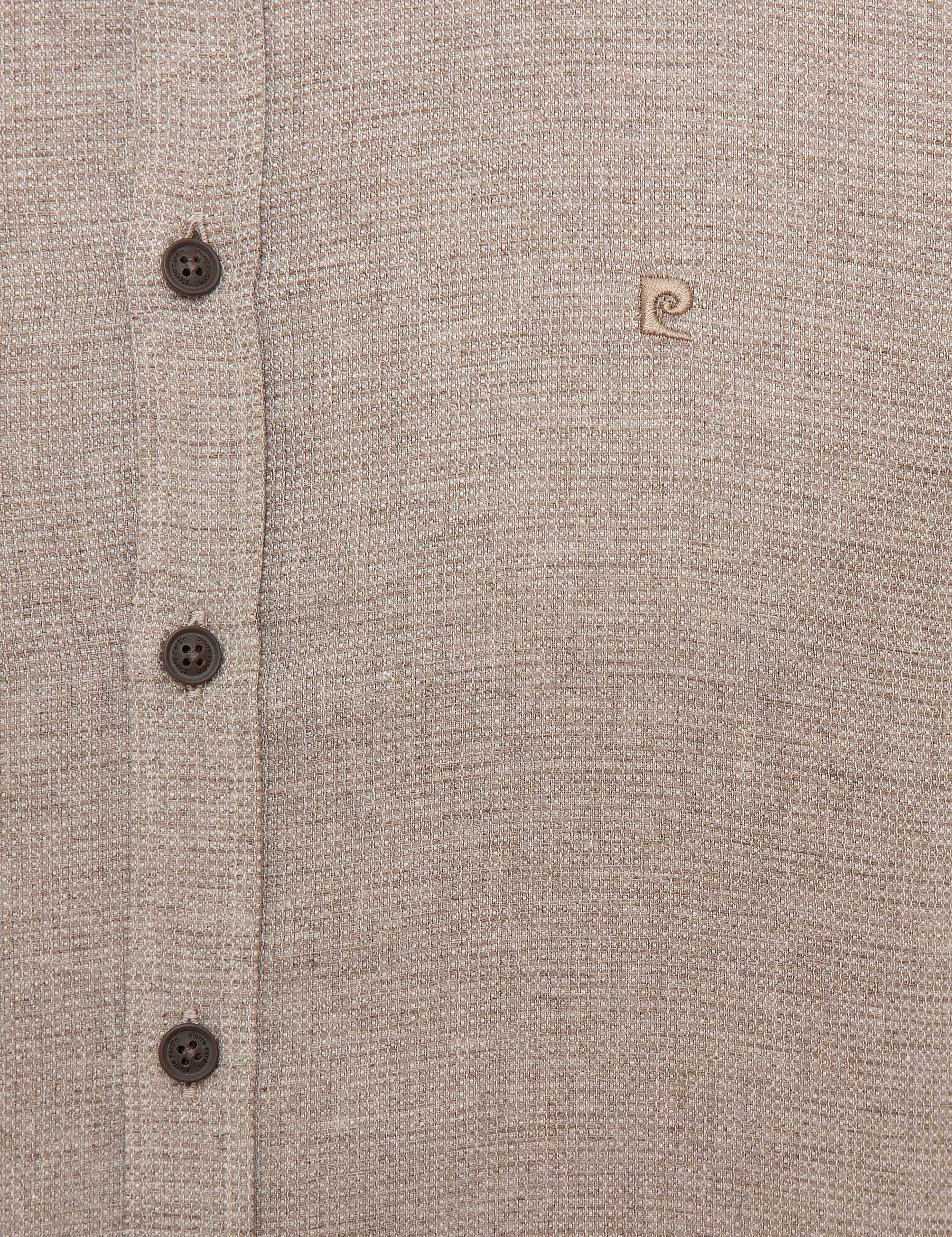Bej Slim Fit Gömlek - Image 5