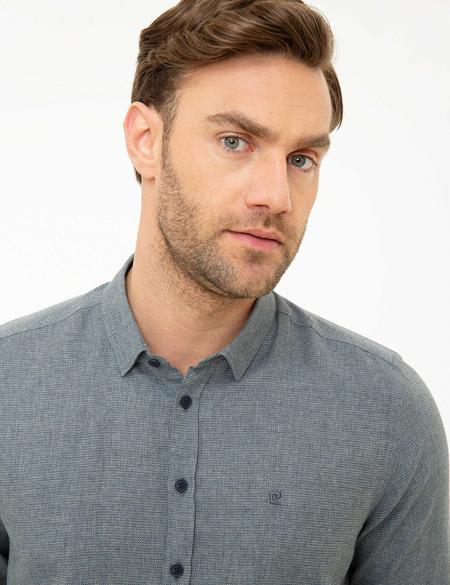 Lacivert Slim Fit Gömlek - 50218327027