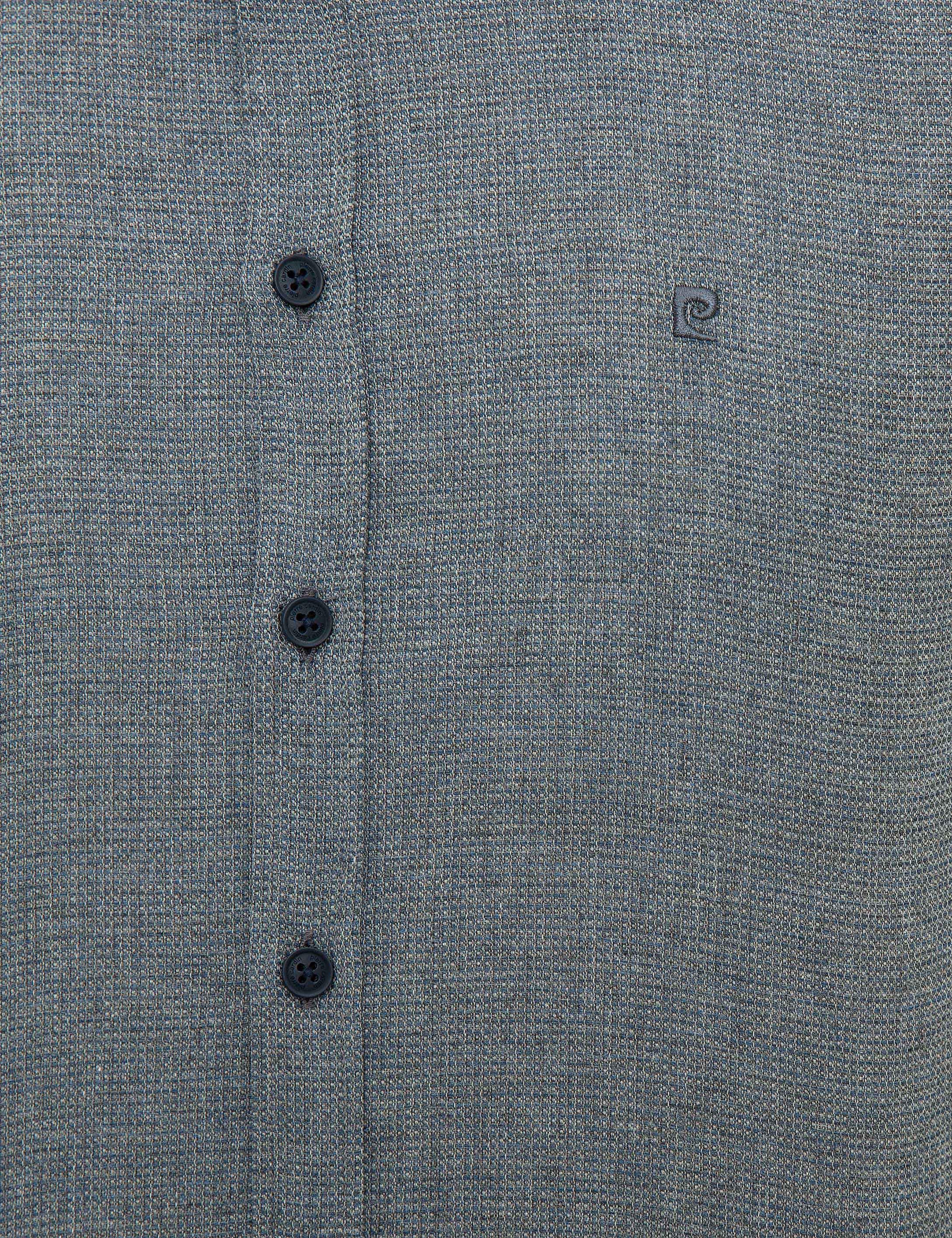 Lacivert Slim Fit Gömlek - Image 5
