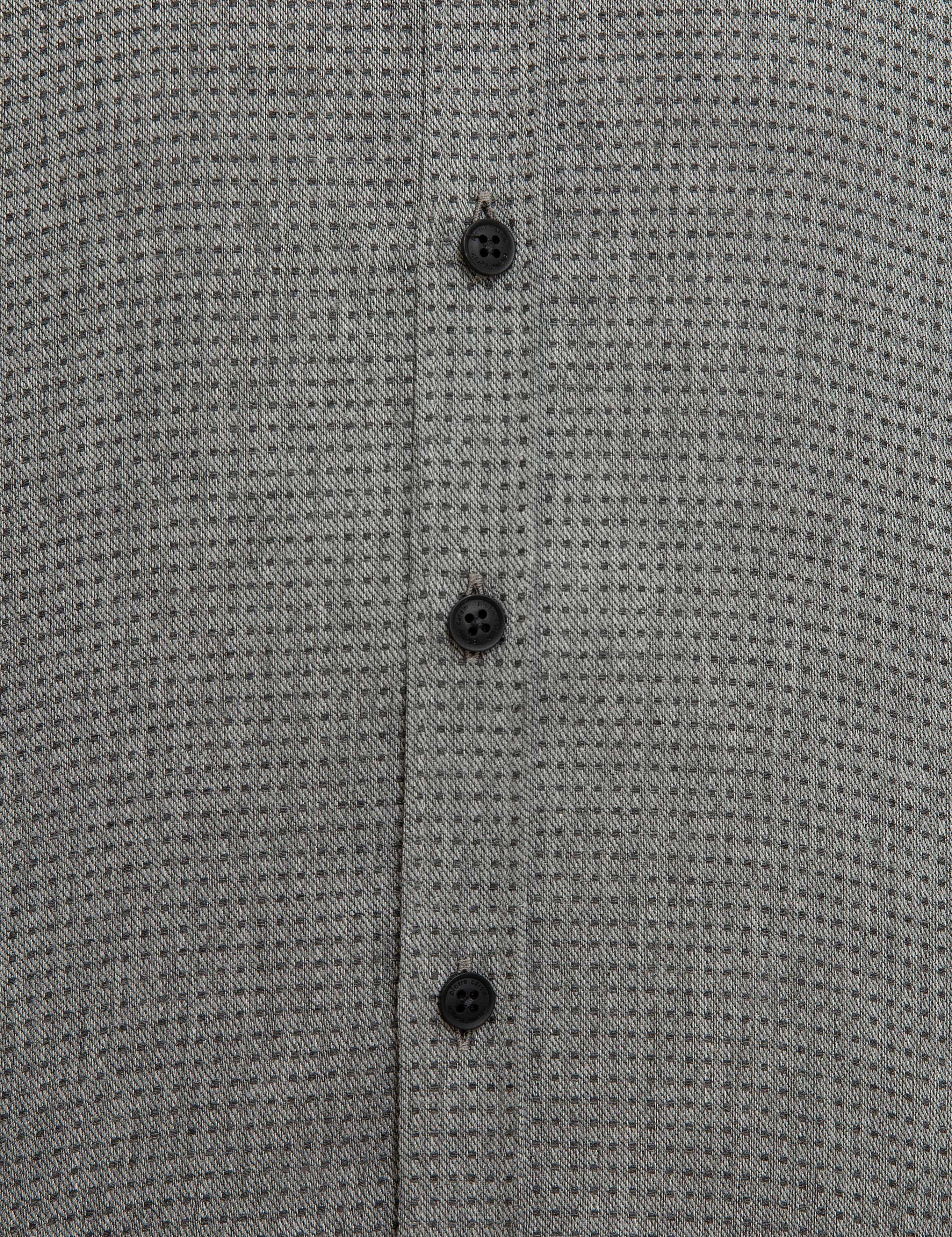 Antrasit Gri Slim Fit Gömlek