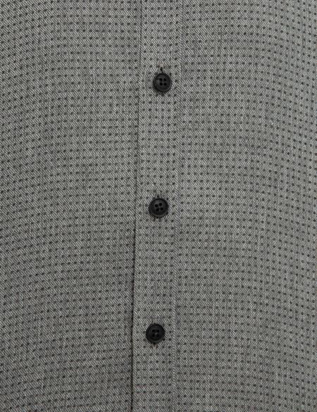 Antrasit Gri Slim Fit Gömlek - 50218328017