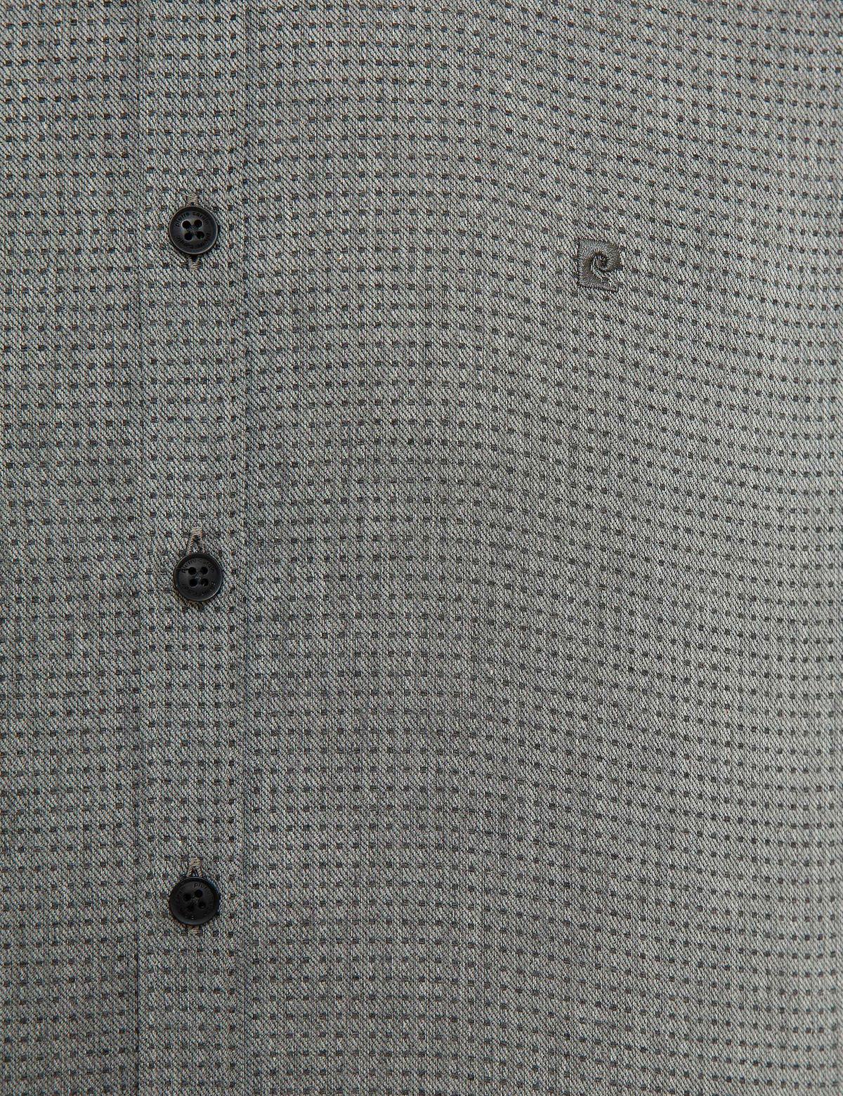 Antrasit Gri Slim Fit Gömlek - 50218328017