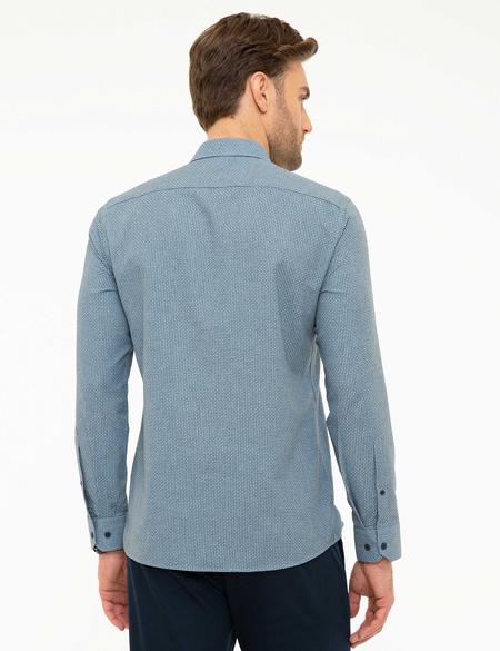 Lacivert Slim Fit Gömlek - 50218351016