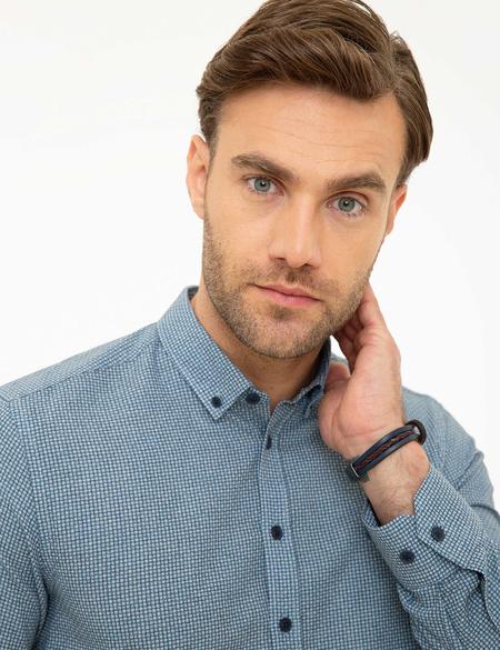 Lacivert Slim Fit Gömlek - 50218351016