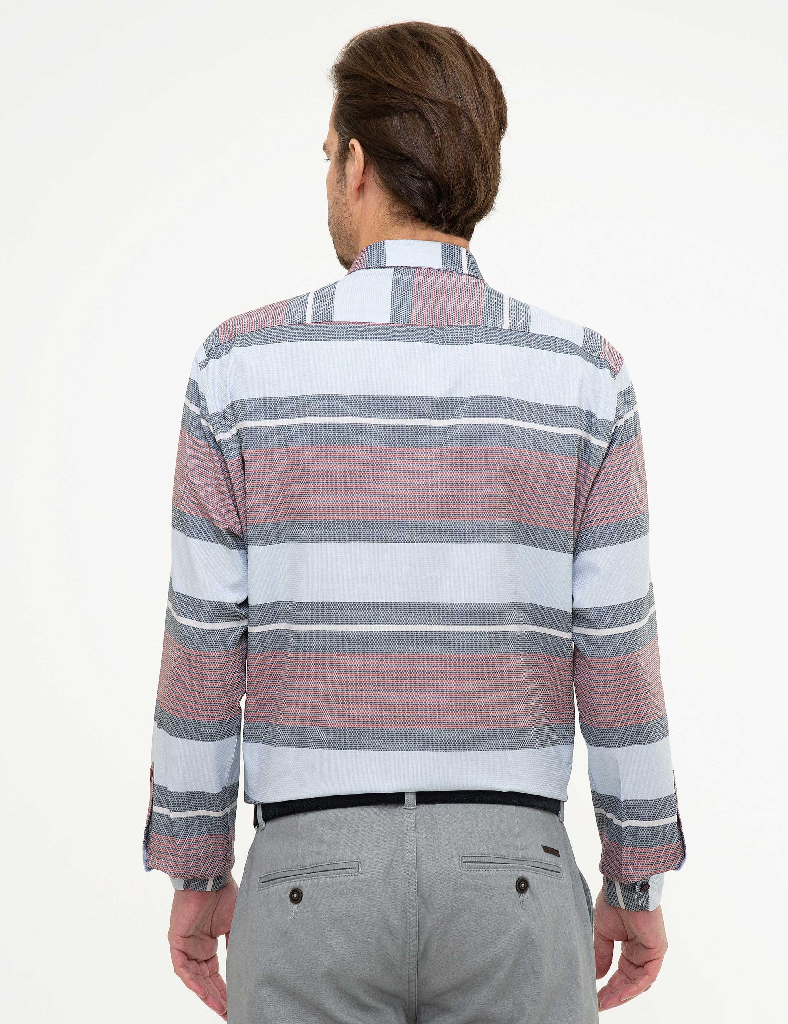 Bordo Slim Fit Gömlek