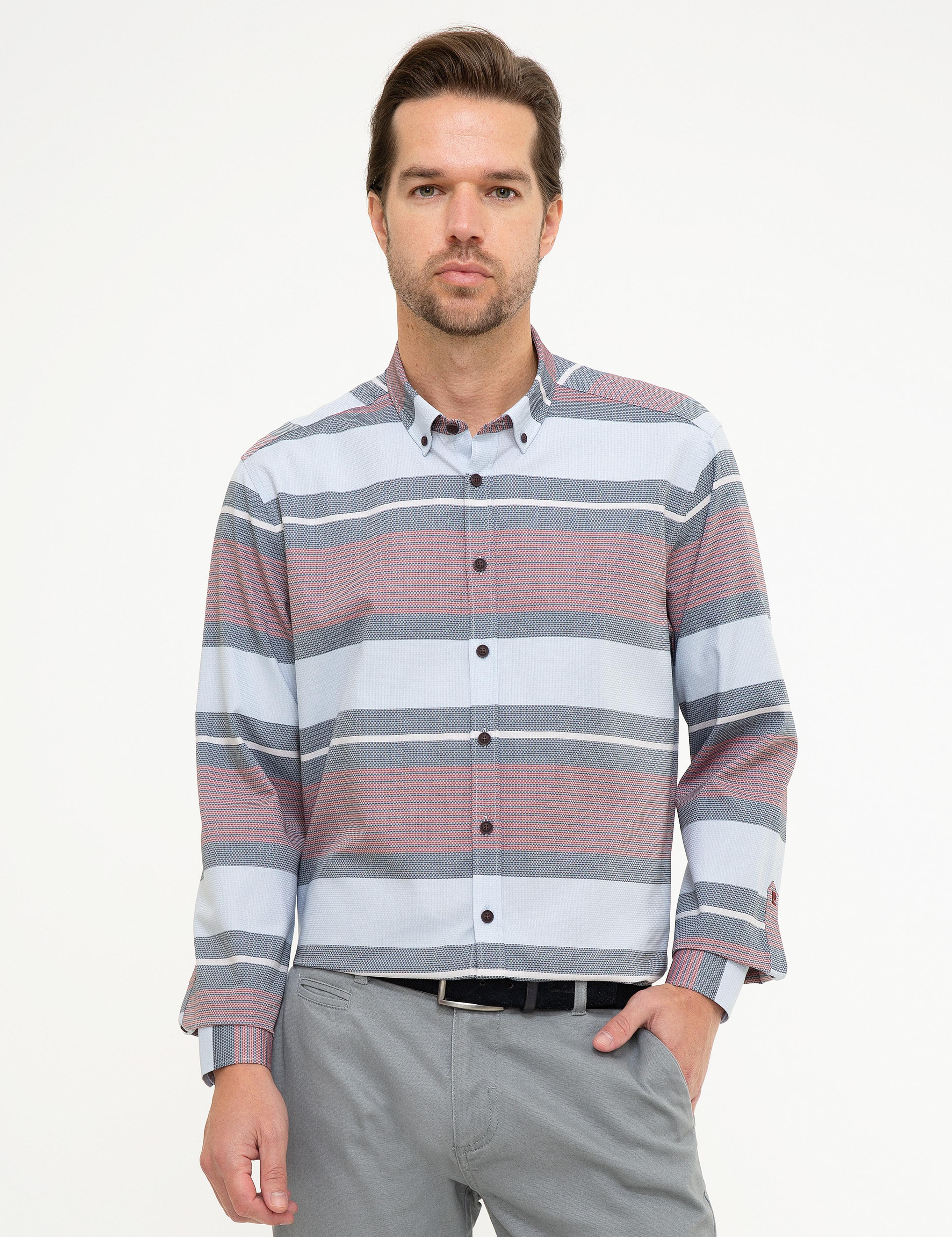 Bordo Slim Fit Gömlek