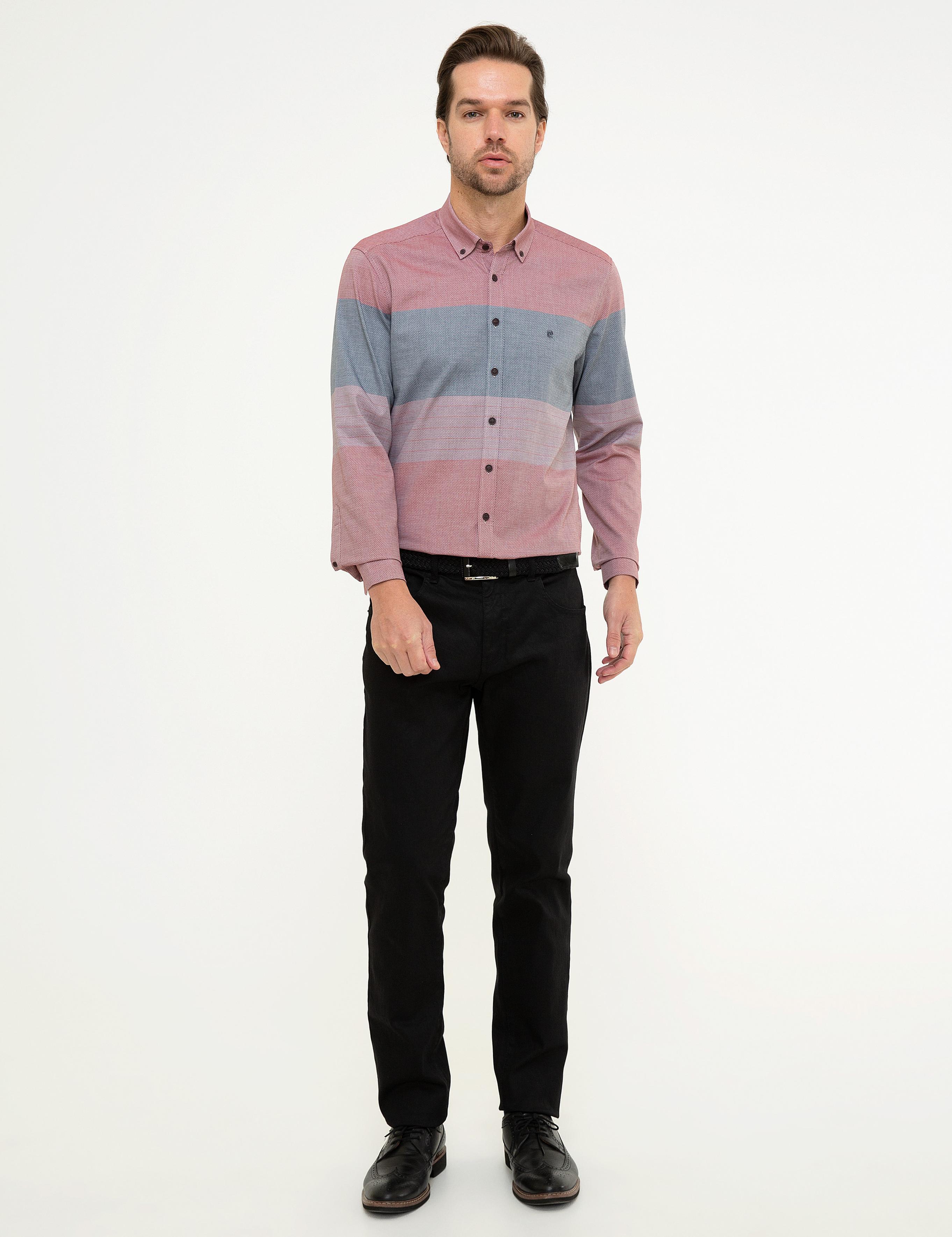 Bordo Slim Fit Gömlek