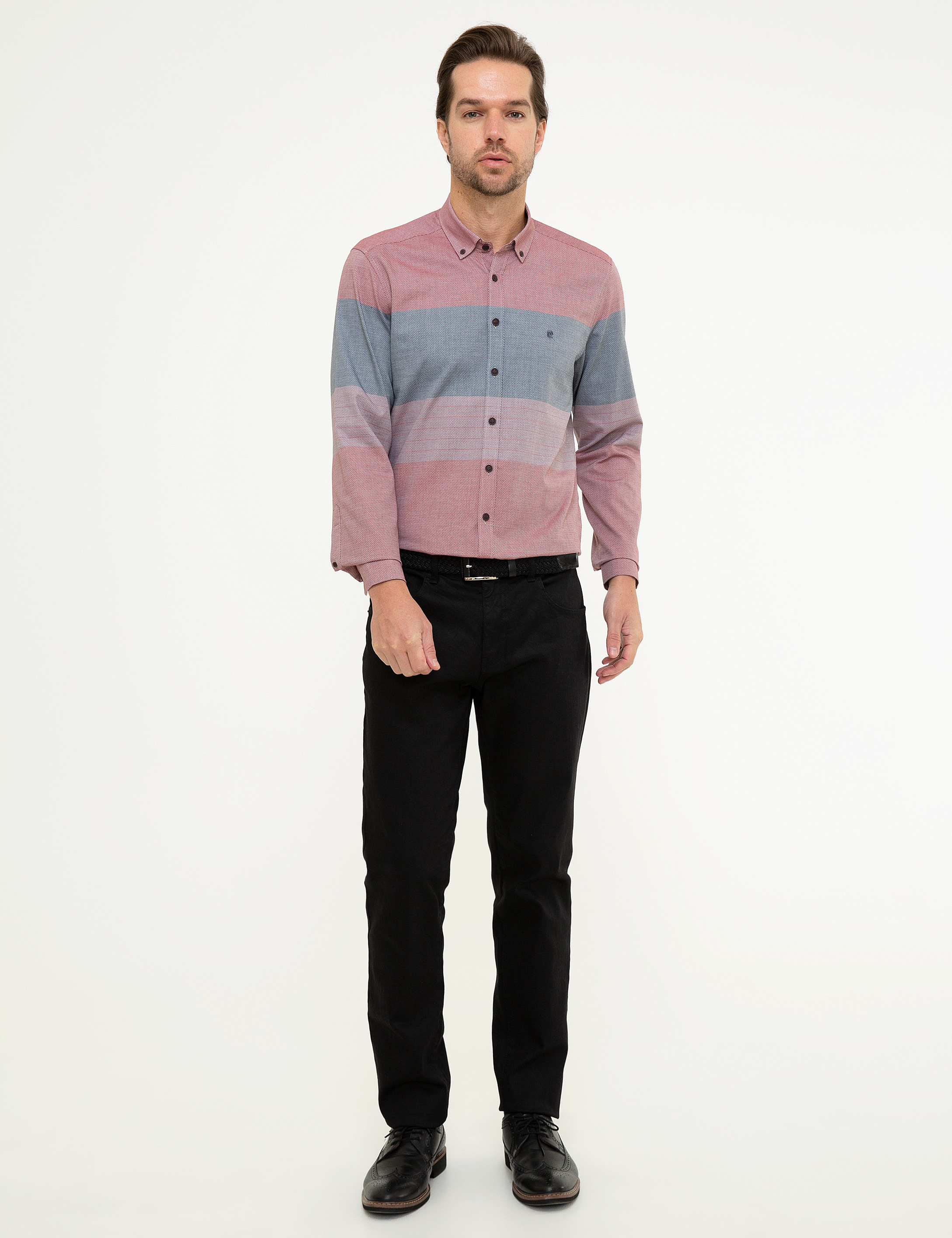 Bordo Slim Fit Gömlek