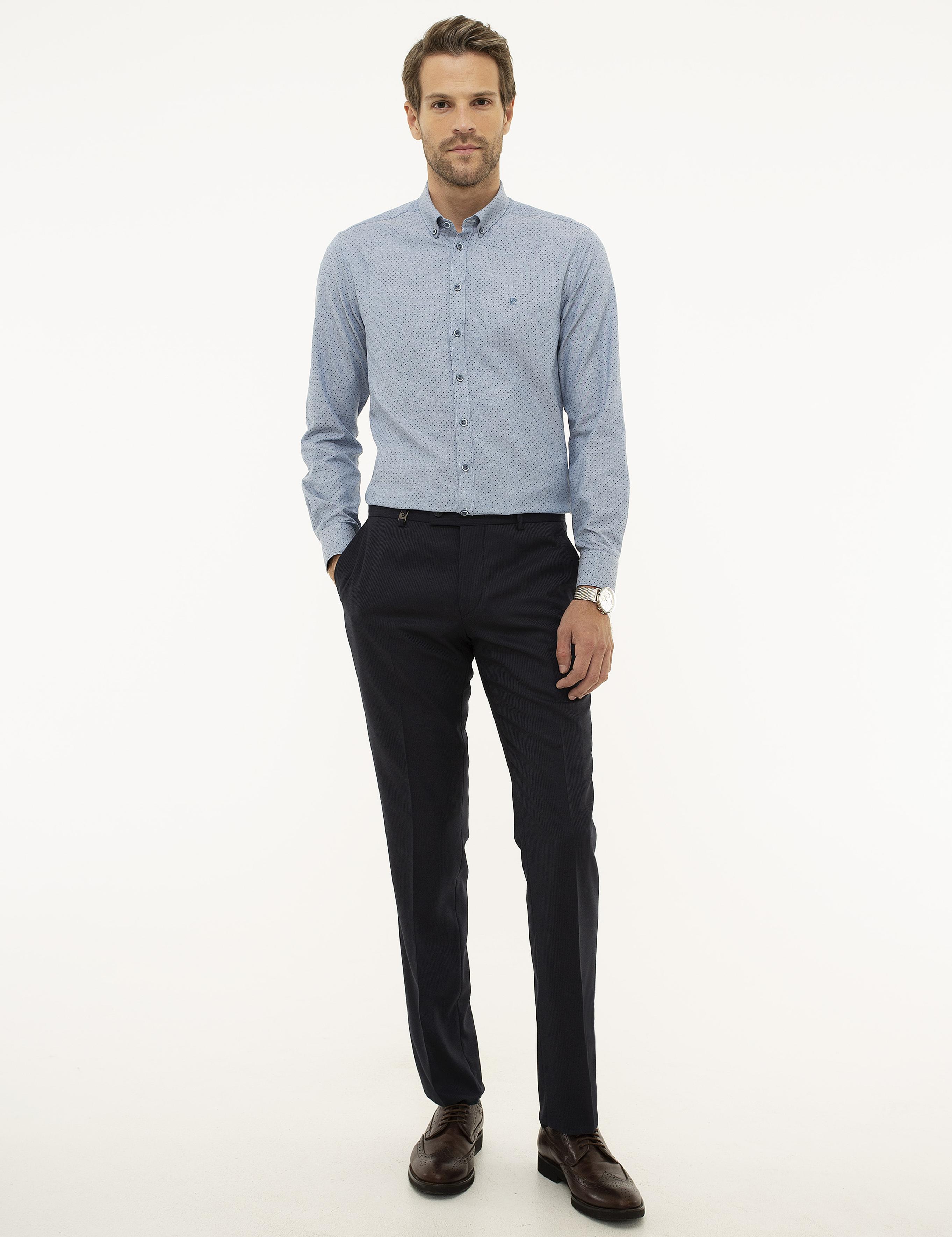 Açık Lacivert Slim Fit Pantolon