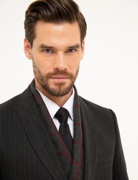 Füme Ekstra Slim Fit Takım Elbise - 50216081050