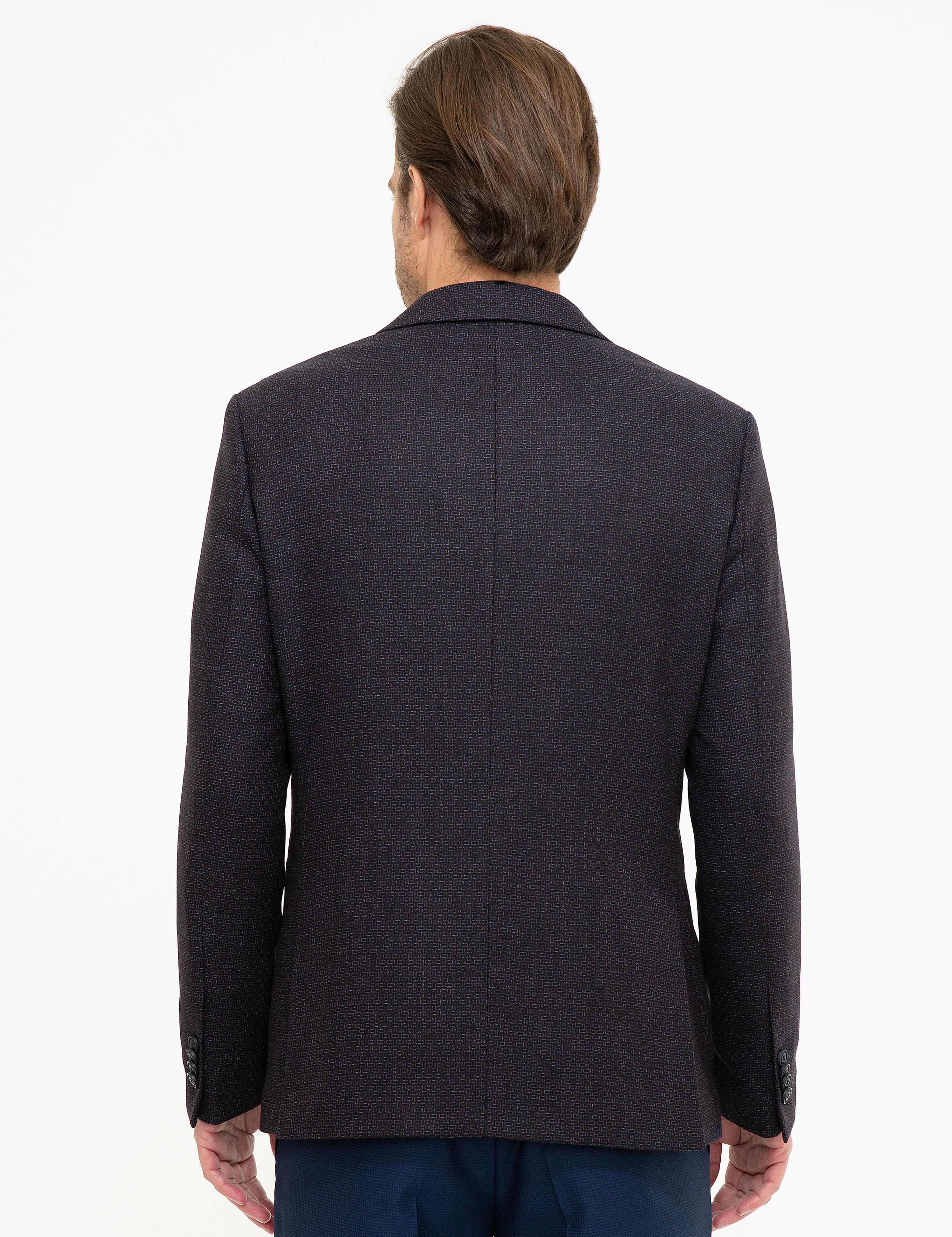 Lacivert Slim Fit Ceket