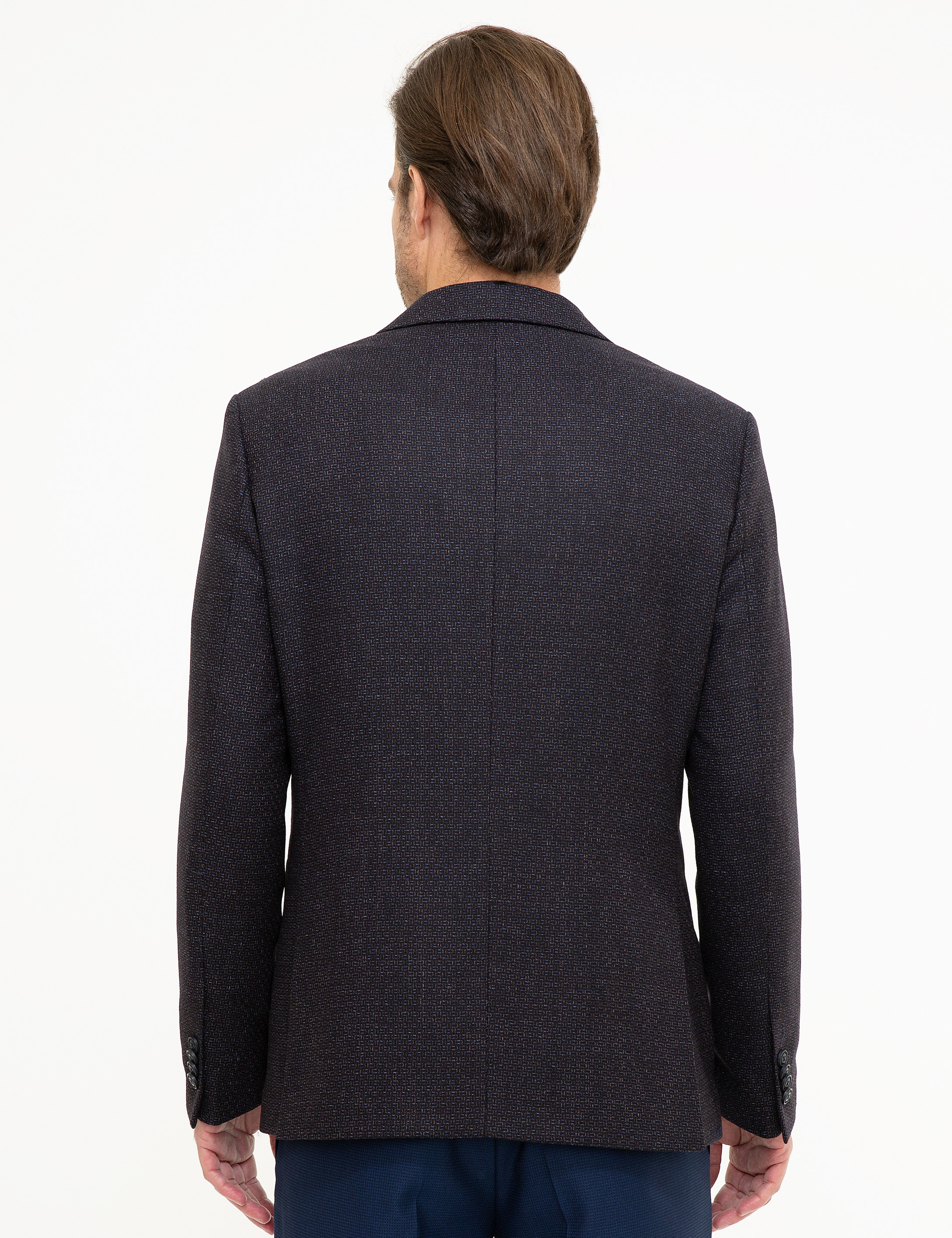 Lacivert Slim Fit Ceket