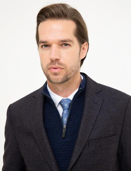 Lacivert Slim Fit Ceket - 50216635006