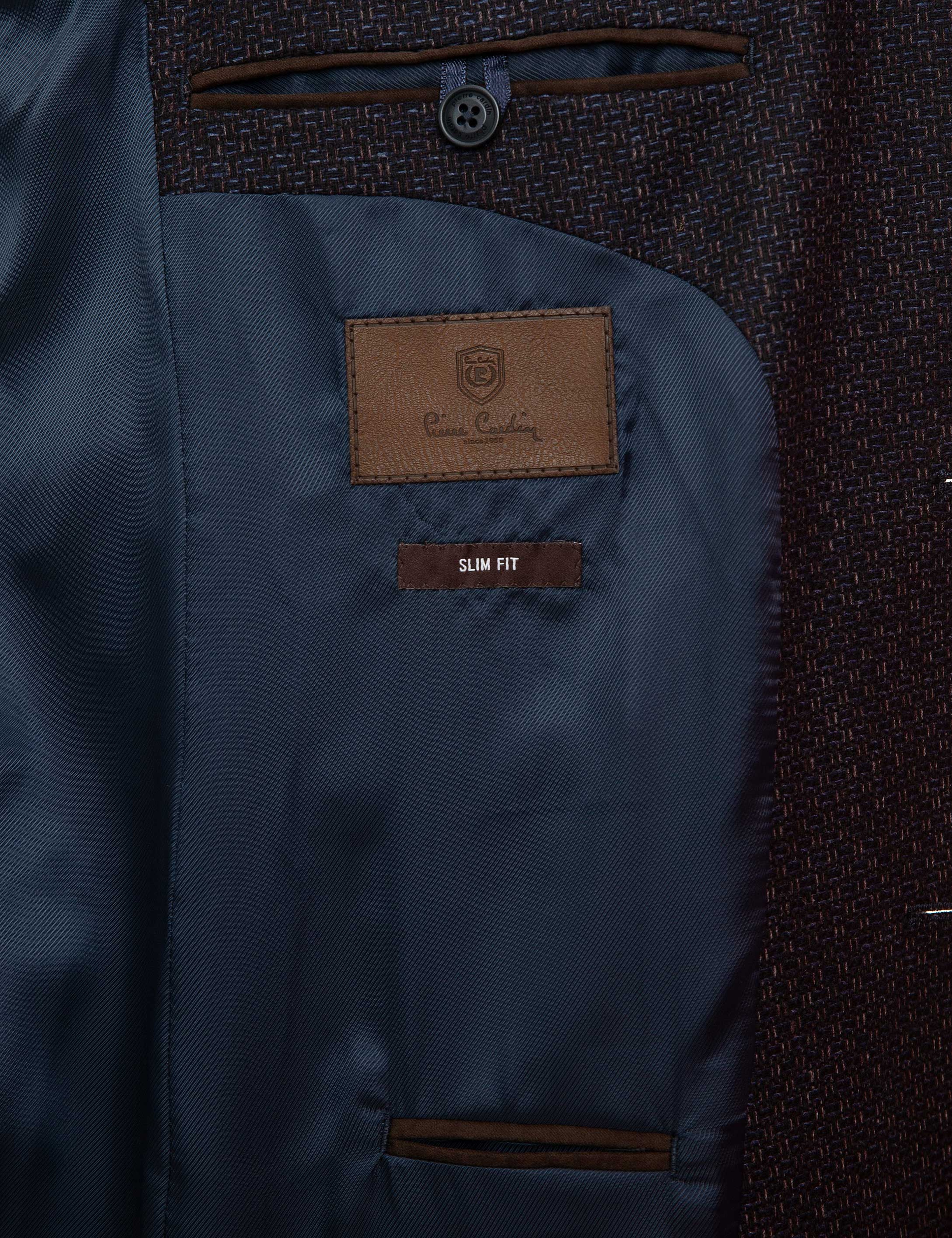 Lacivert Slim Fit Ceket - Image 6