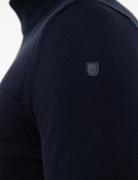 Koyu Lacivert Slim Fit Kazak - 50216862001