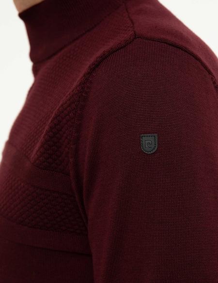 Bordo Slim Fit Triko Kazak - 50216862021