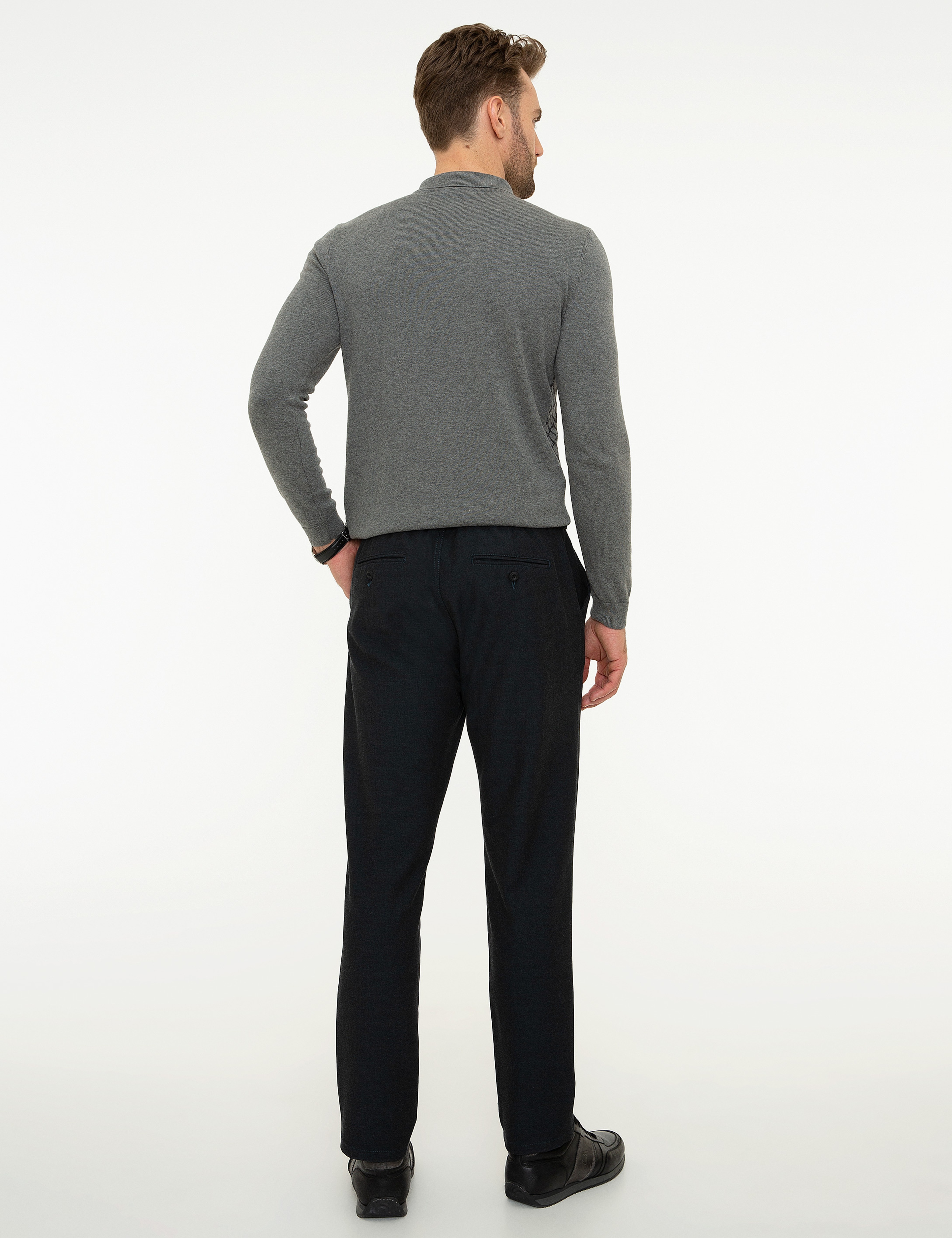 Lacivert Jogger Fit Pantolon - Image 3