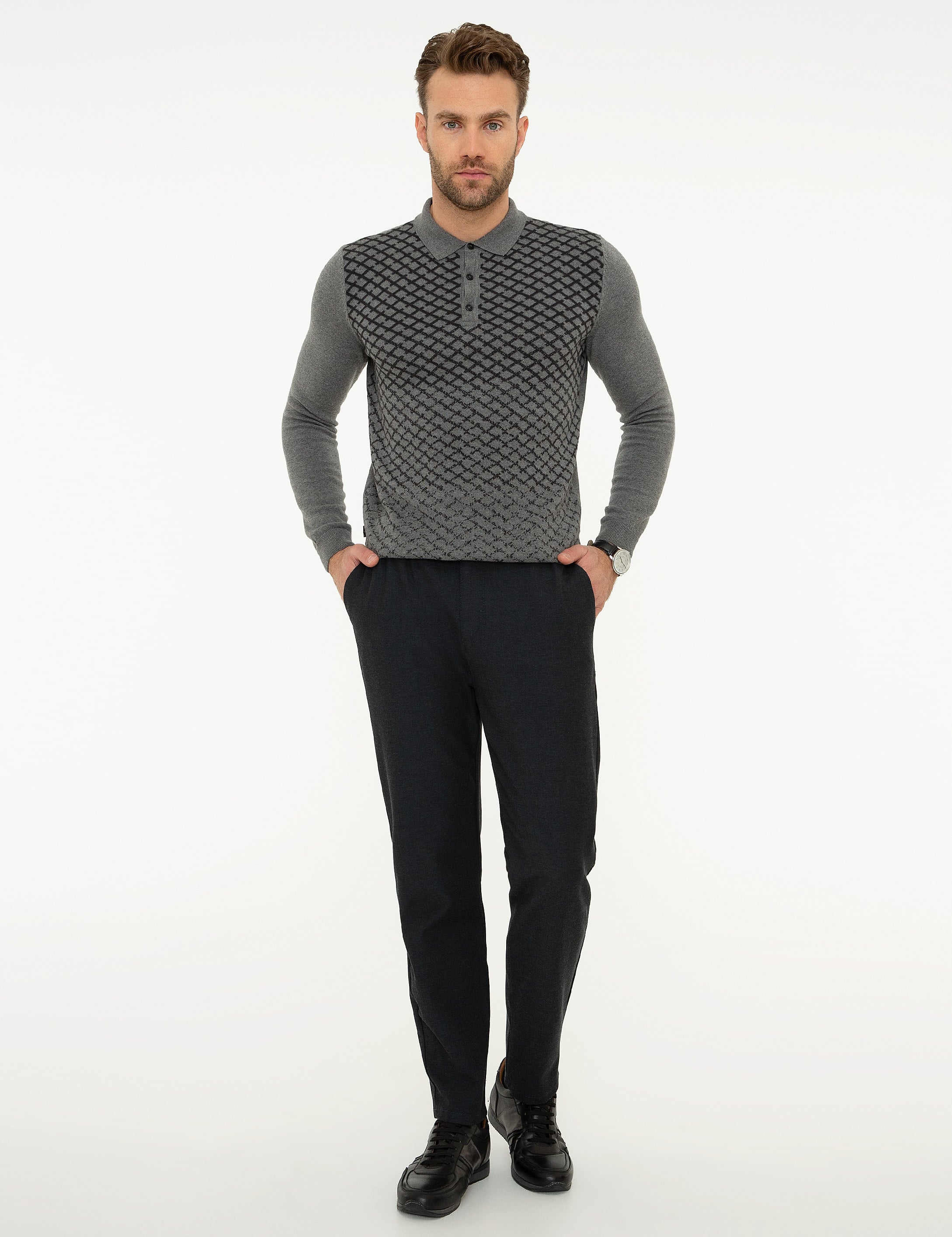 Lacivert Jogger Fit Pantolon