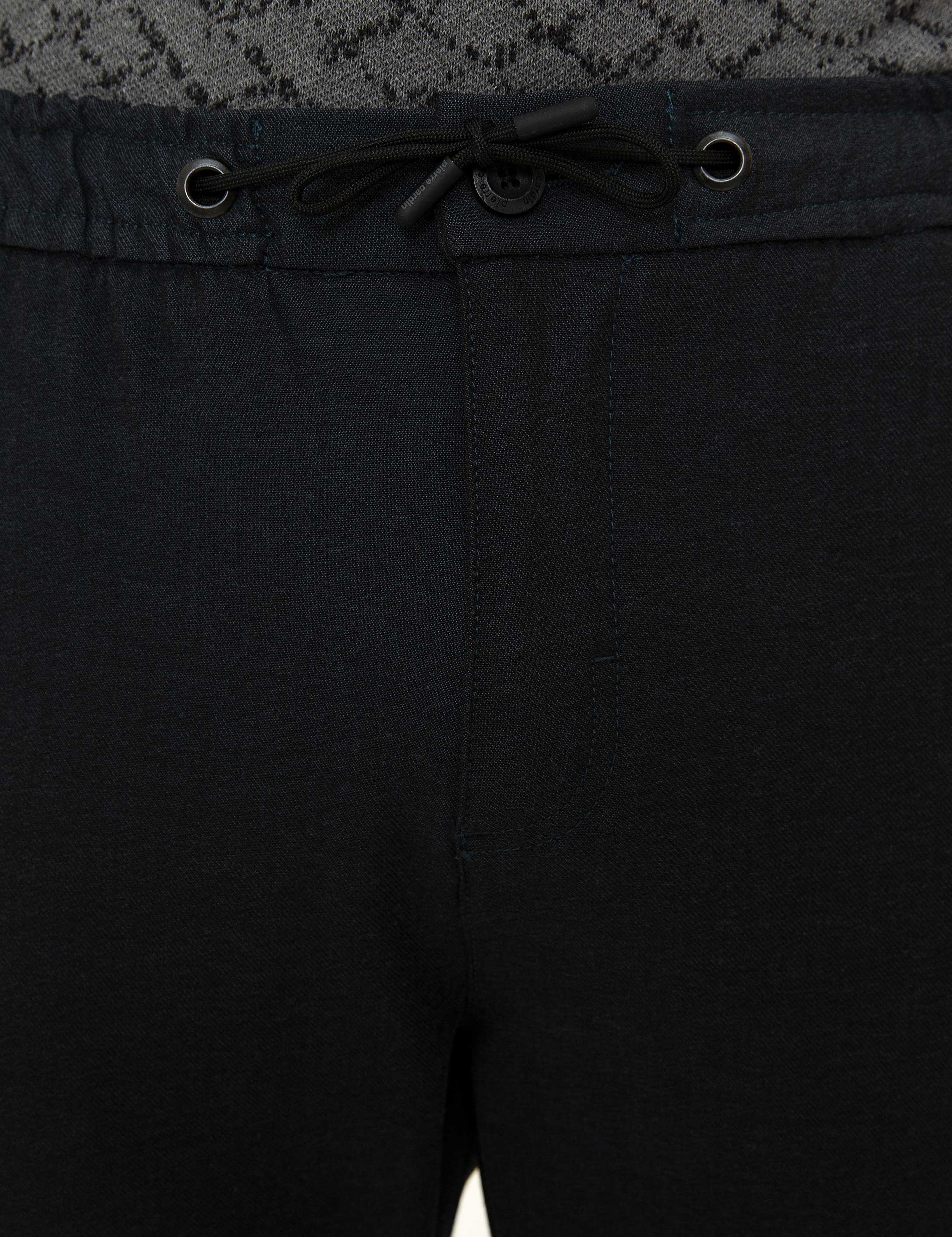 Lacivert Jogger Fit Pantolon - Image 4