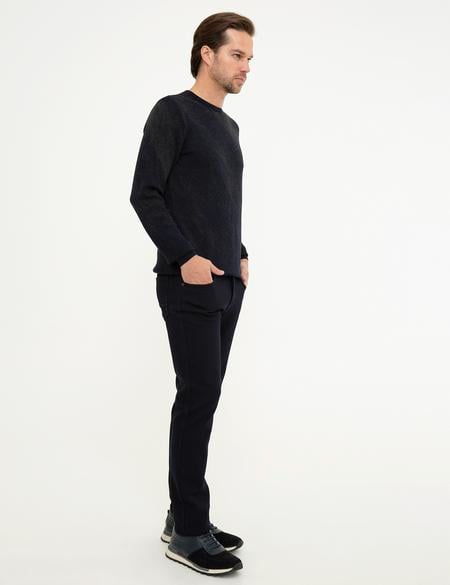 Koyu Lacivert Straight Fit Jean Pantolon - 50218299035