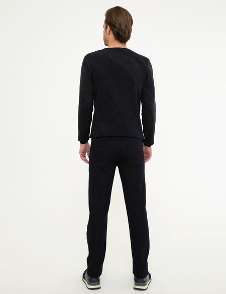 Koyu Lacivert Straight Fit Jean Pantolon - 50218299035