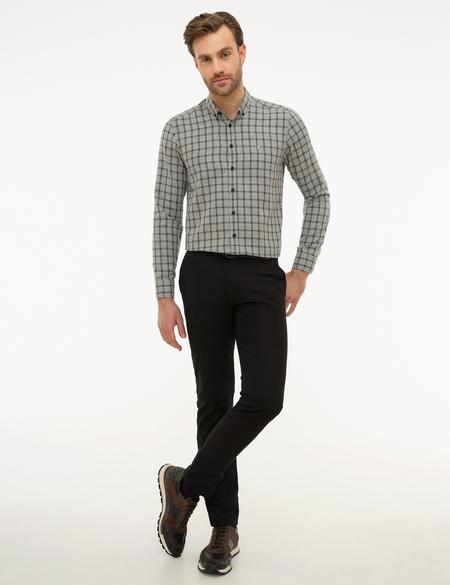 Gri Slim Fit Gömlek - 50218330001