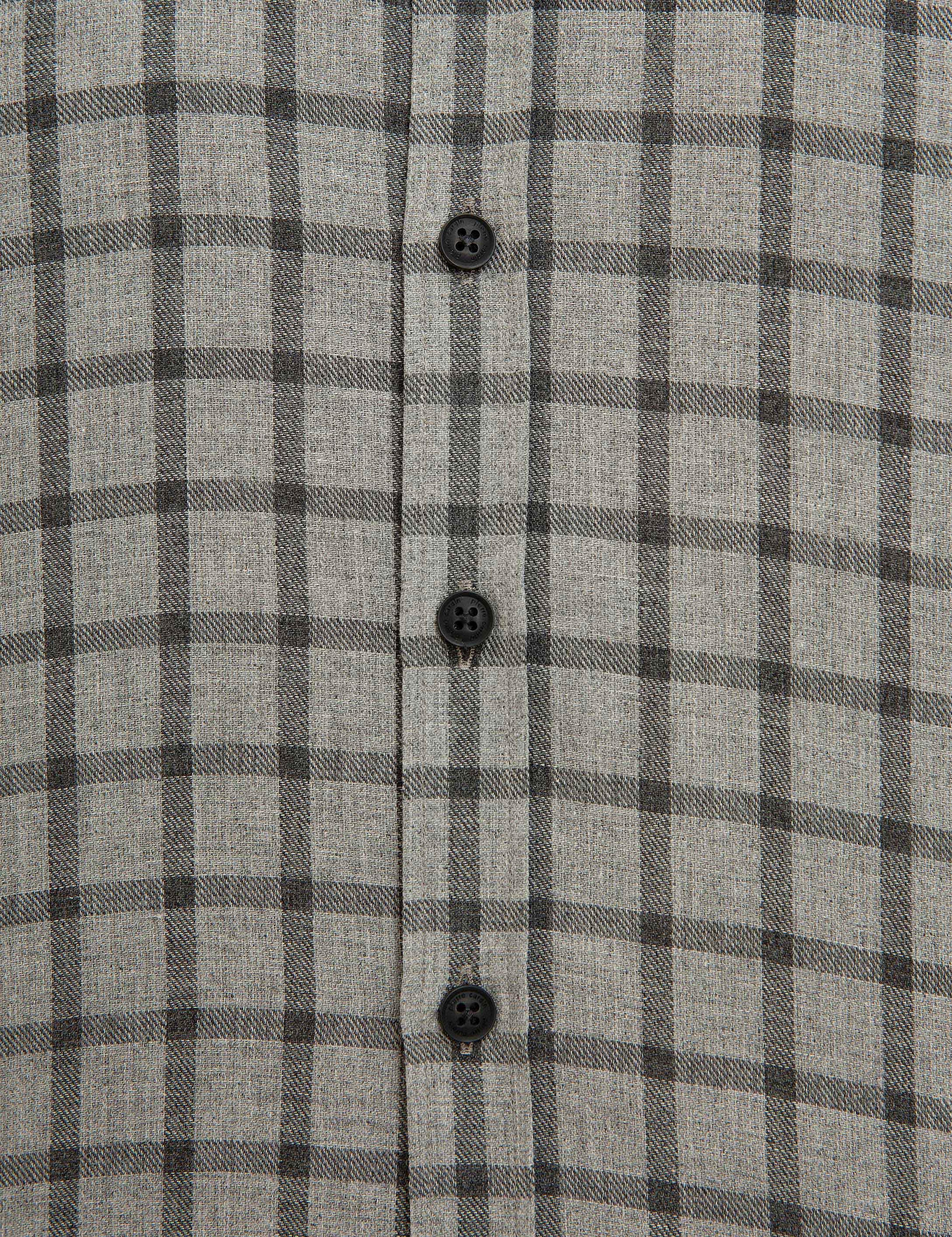 Gri Slim Fit Gömlek