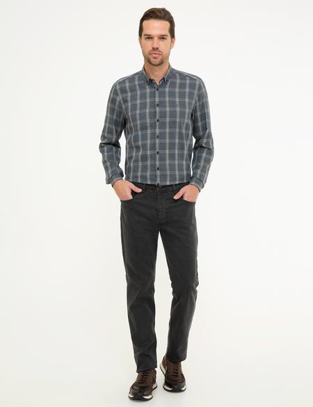 Lacivert Slim Fit Gömlek - 50218364001