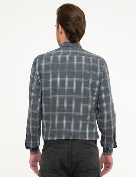 Lacivert Slim Fit Gömlek - 50218364001